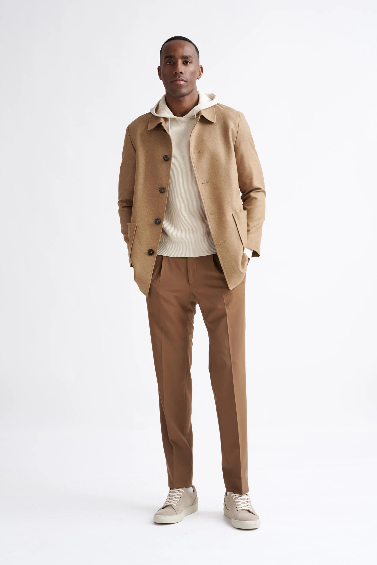 Camel Wool Harmony Troy Jacket - Image 4