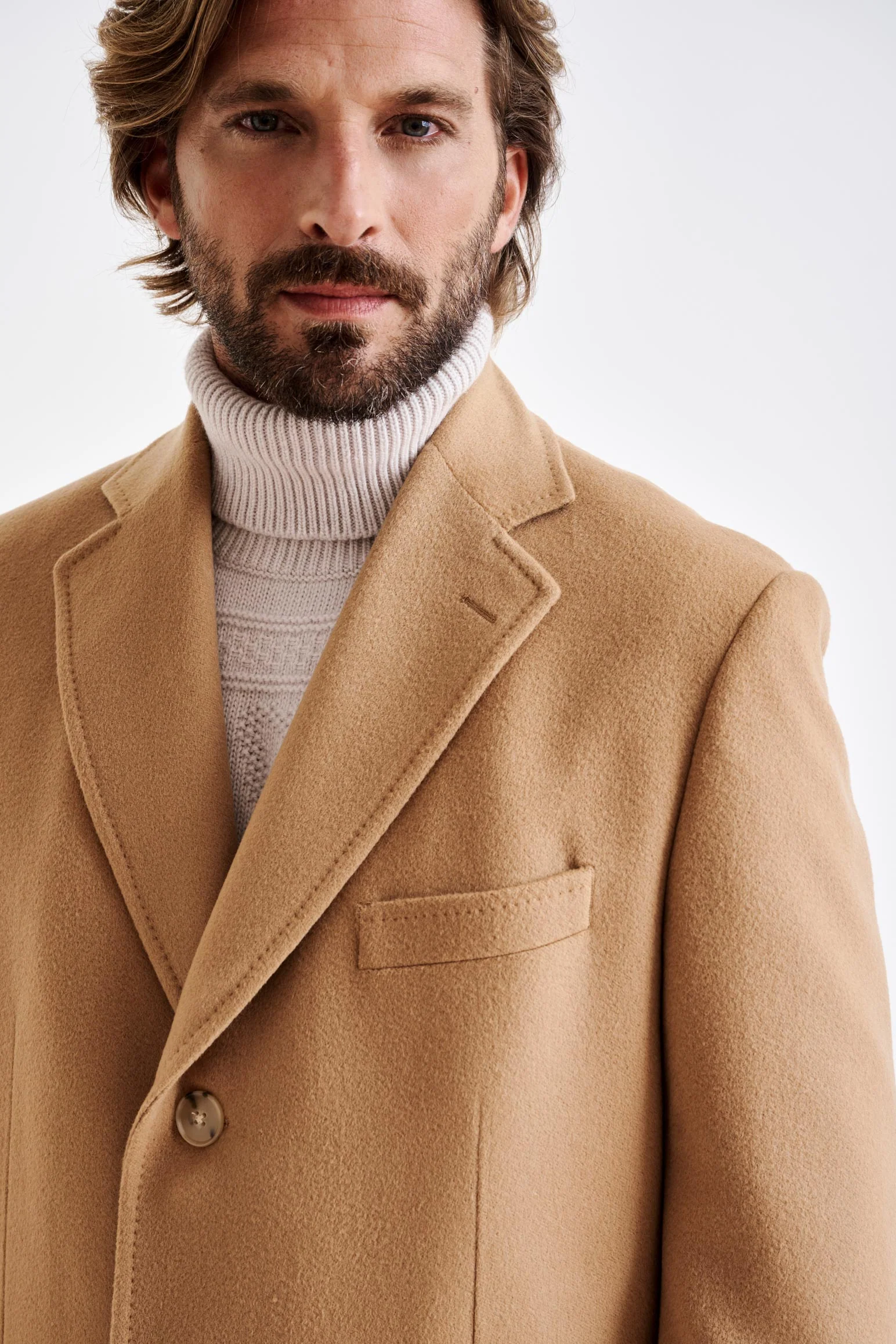 Camel Wool Lincoln Overcoat Zeus - Image 2