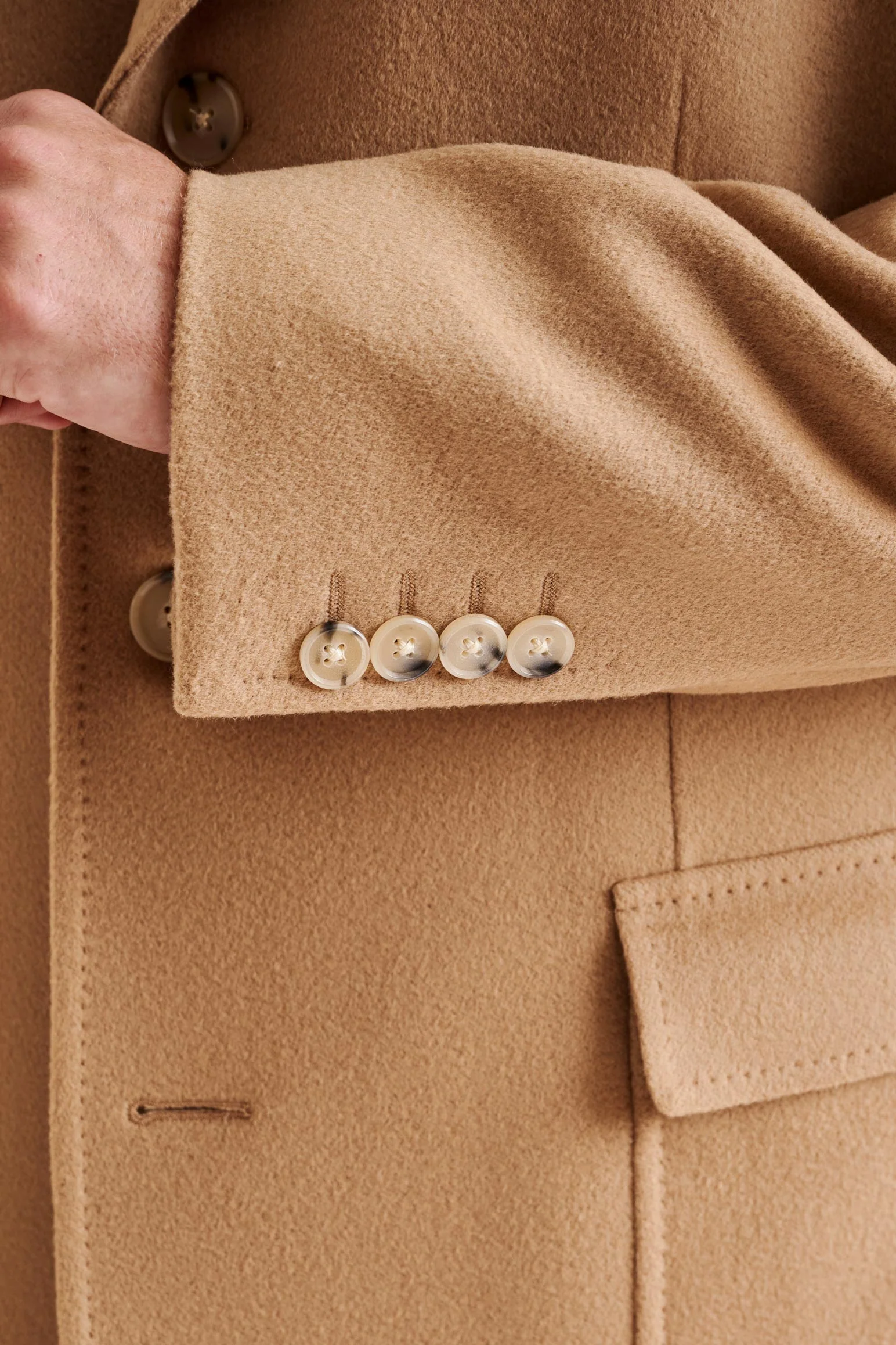 Camel Wool Lincoln Overcoat Zeus - Image 3