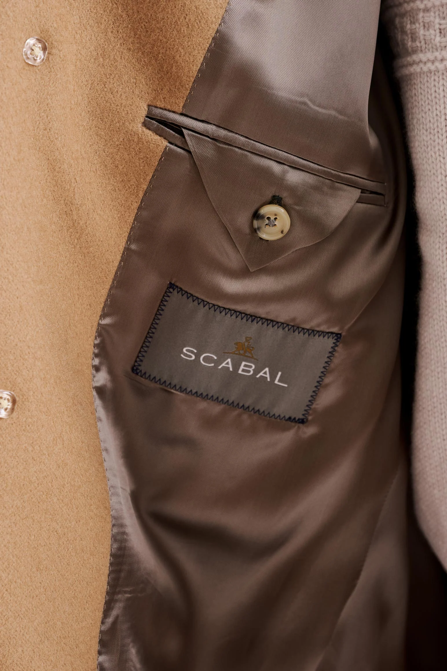 Camel Wool Lincoln Overcoat Zeus - Image 5