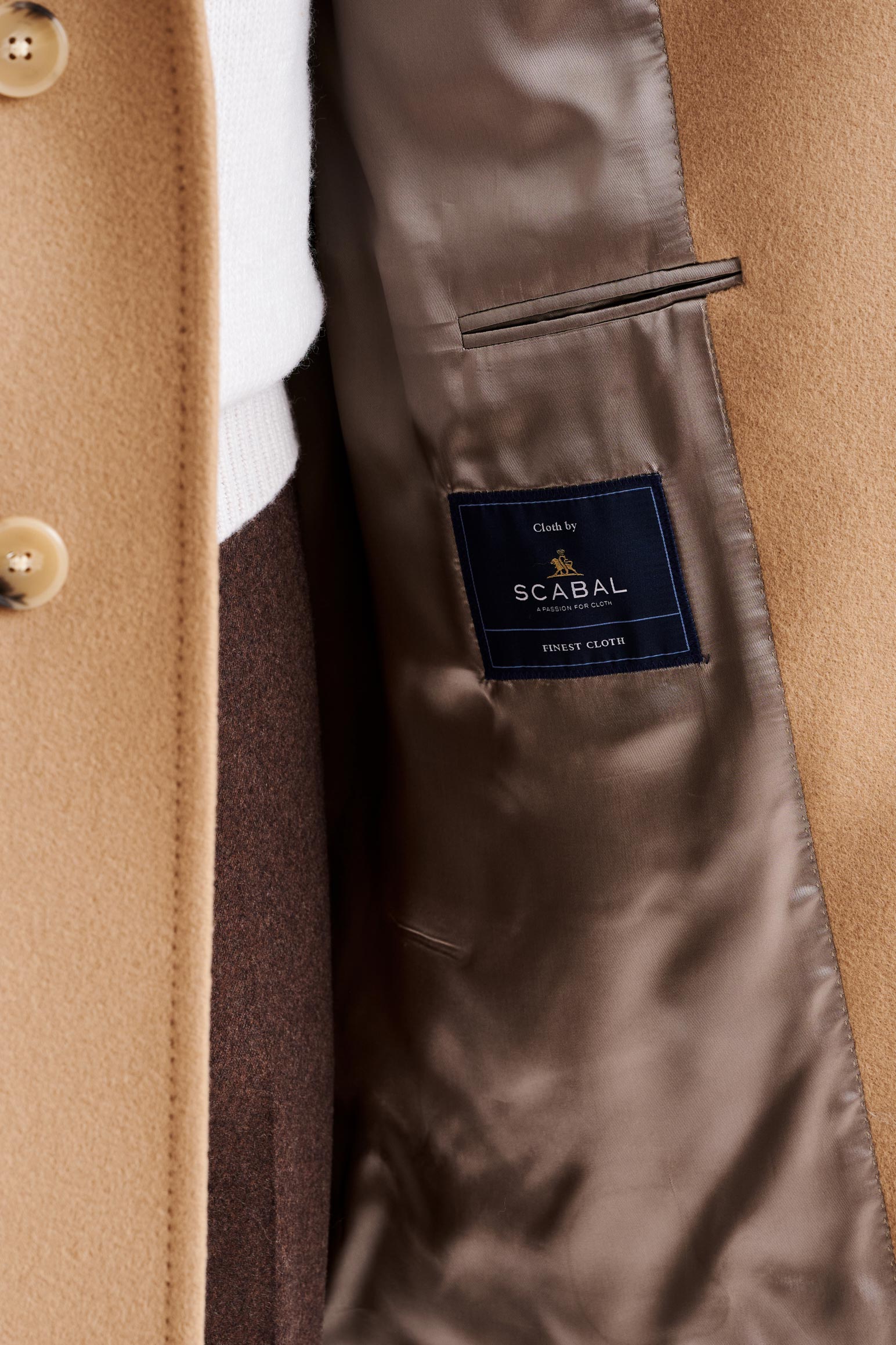 Camel Wool Lincoln Overcoat Zeus - Image 6