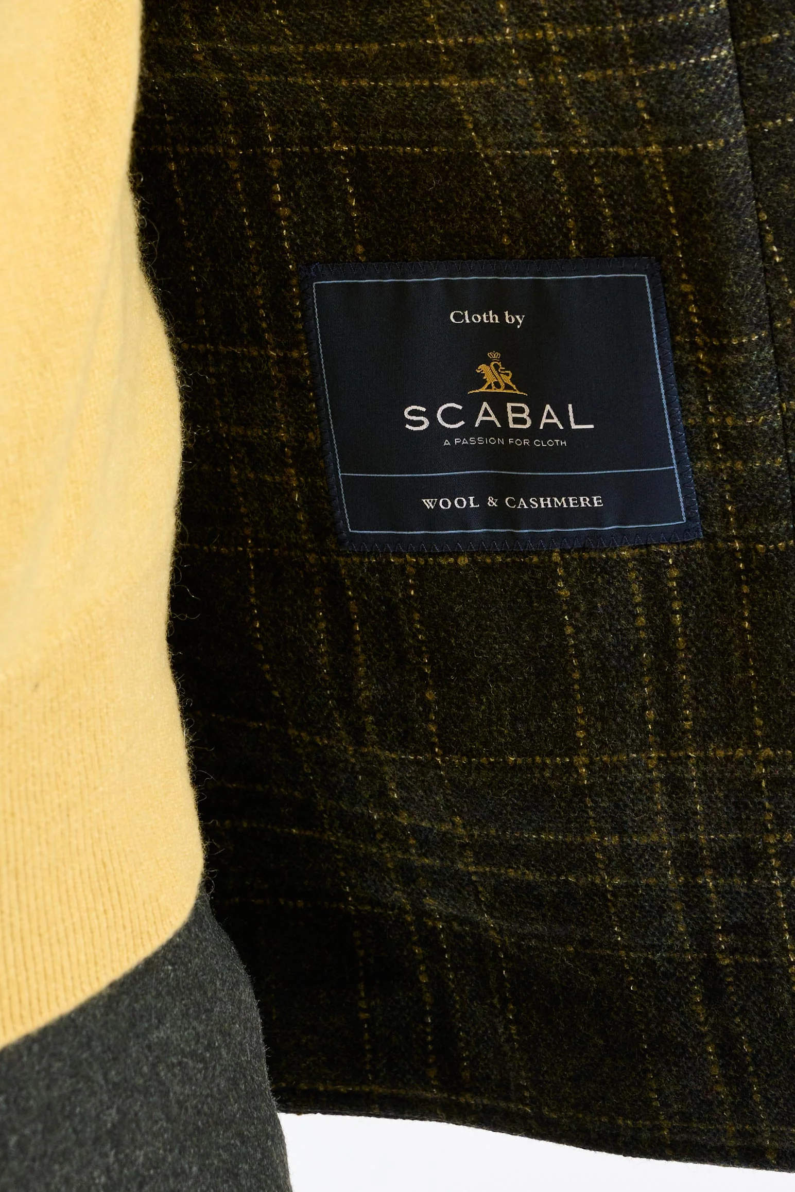 Check Wool & Cashmere Kenton Jacket Escape - Image 4