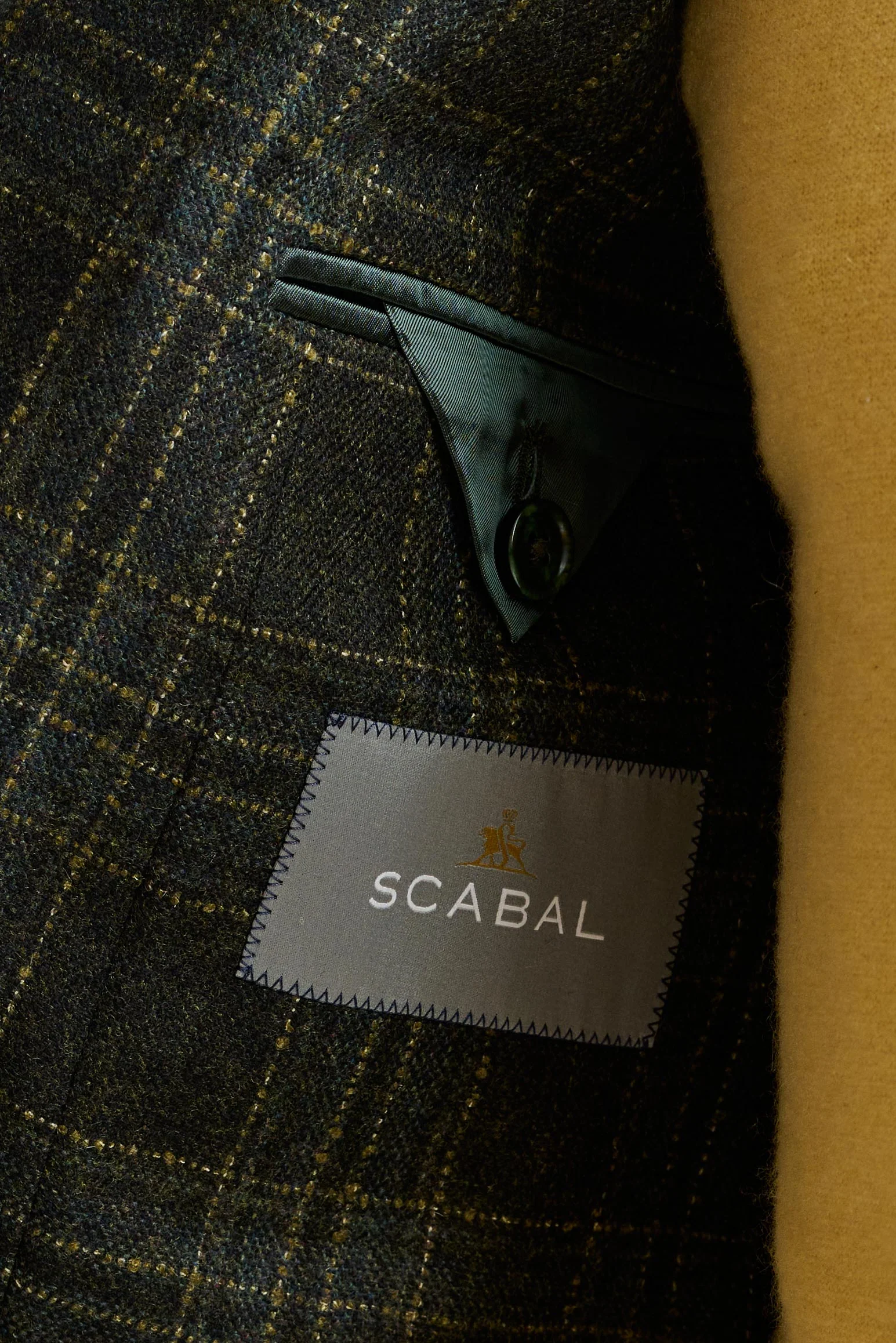 Check Wool & Cashmere Kenton Jacket Escape - Image 5