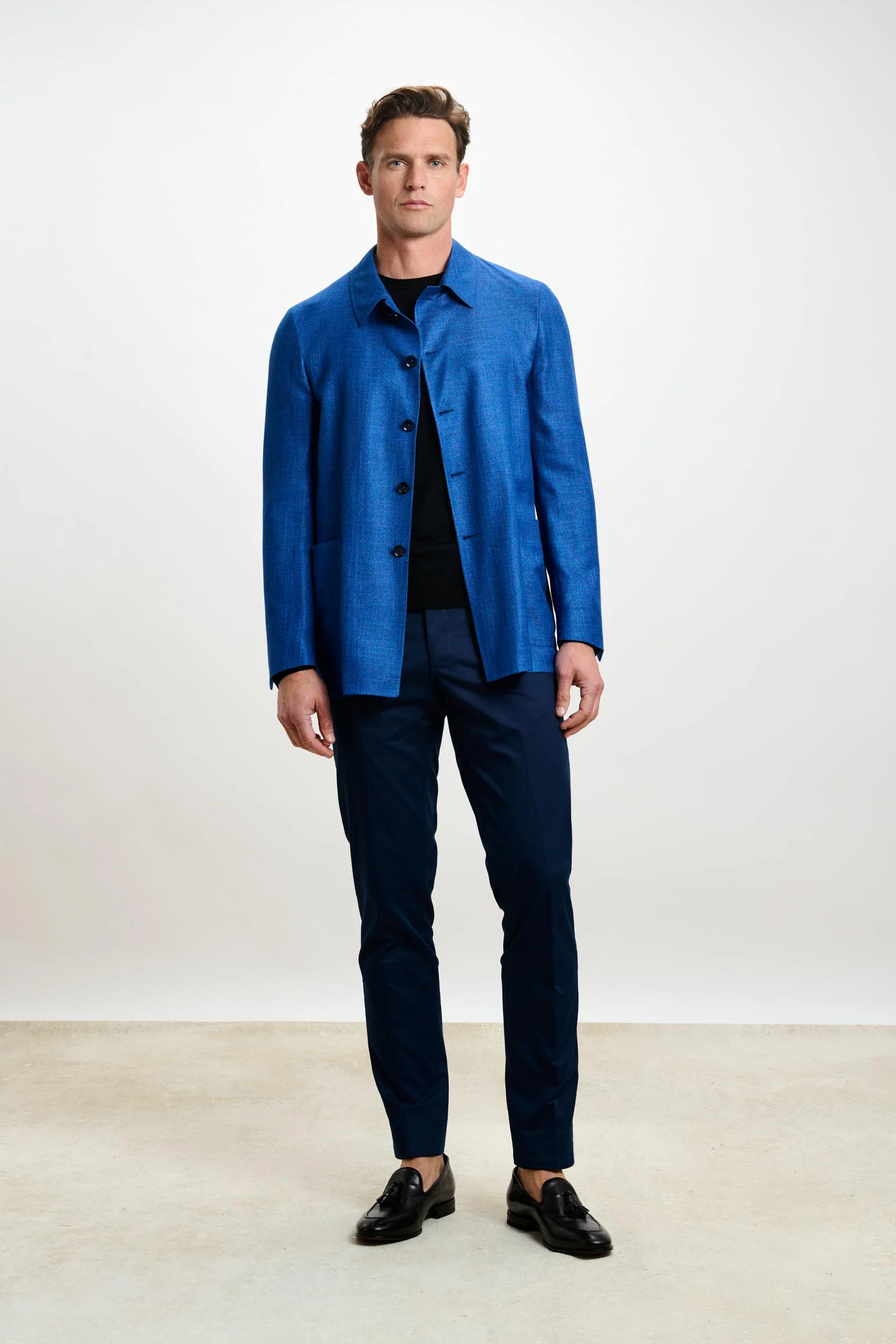 Blue Chelsea Shirt Jacket Taormina - Image 3