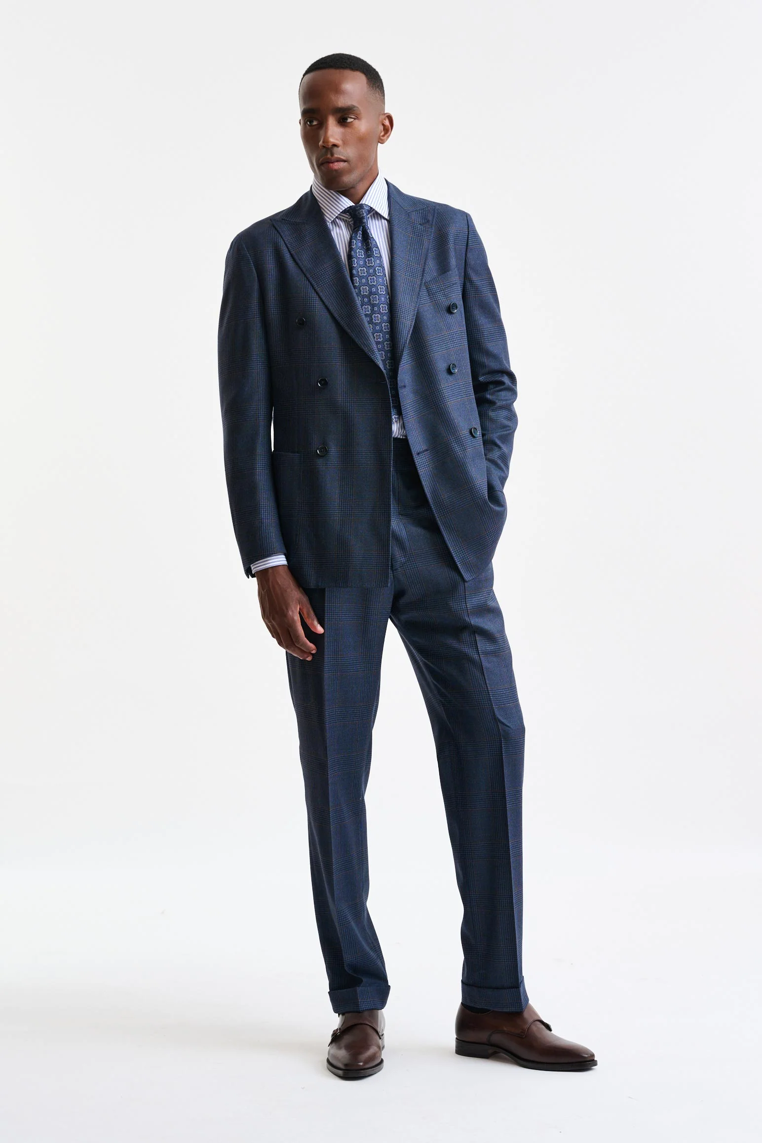 Dark Blue 100% Wool Kenton Light Jacket Freestyle - Image 6