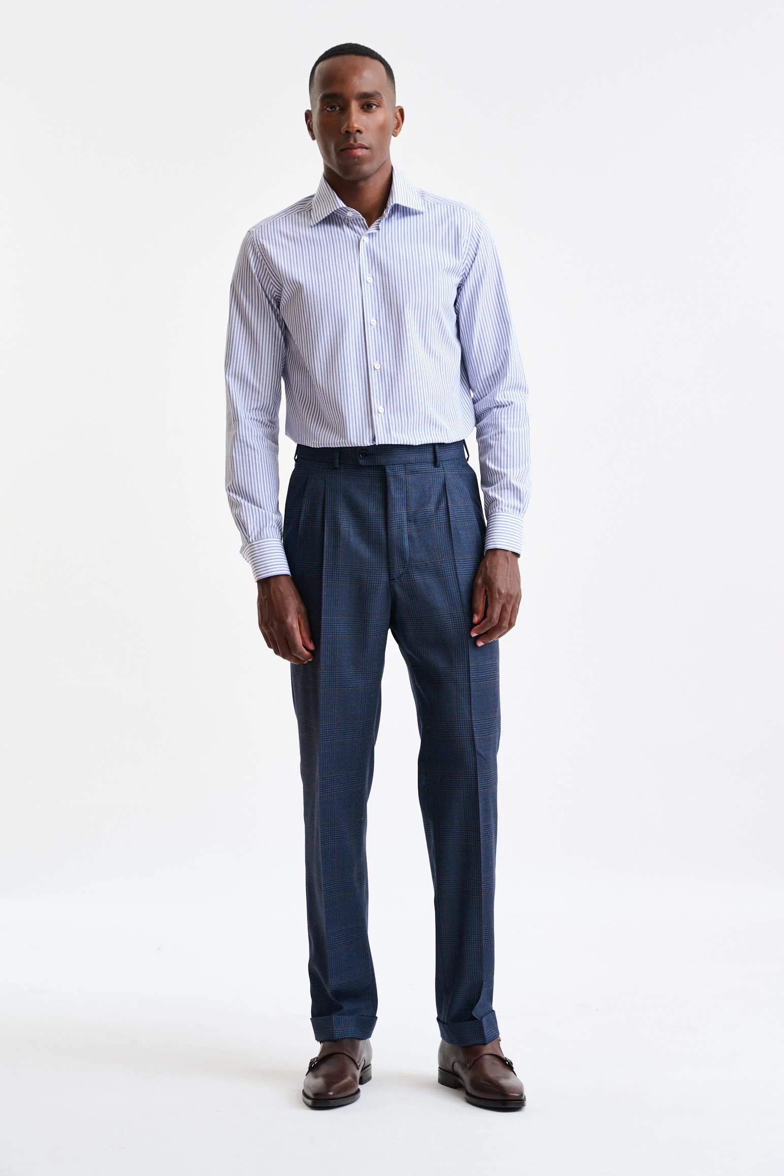 Dark Blue 100% Wool Kenton Suit Freestyle - Image 12