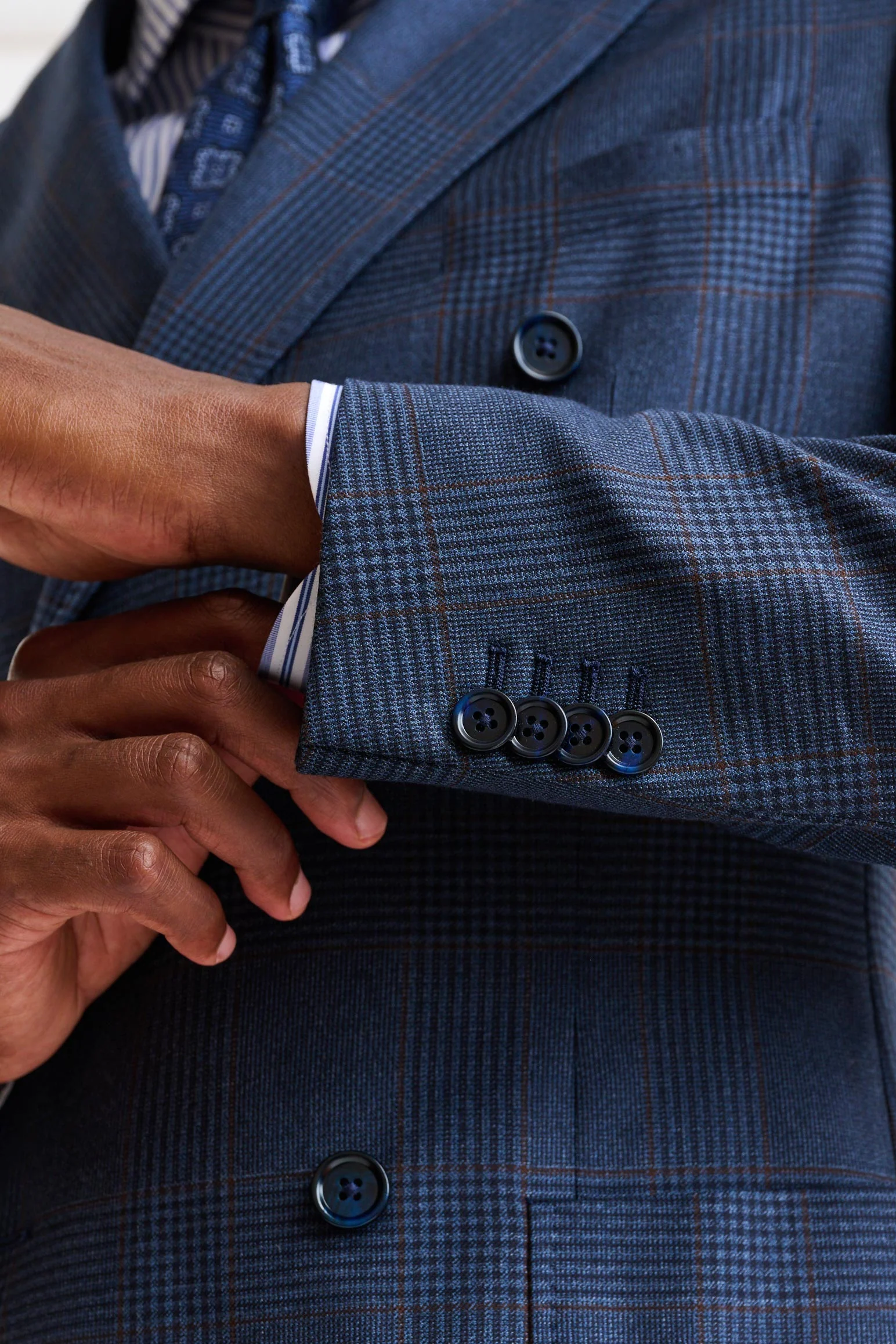 Dark Blue 100% Wool Kenton Suit Freestyle - Image 2