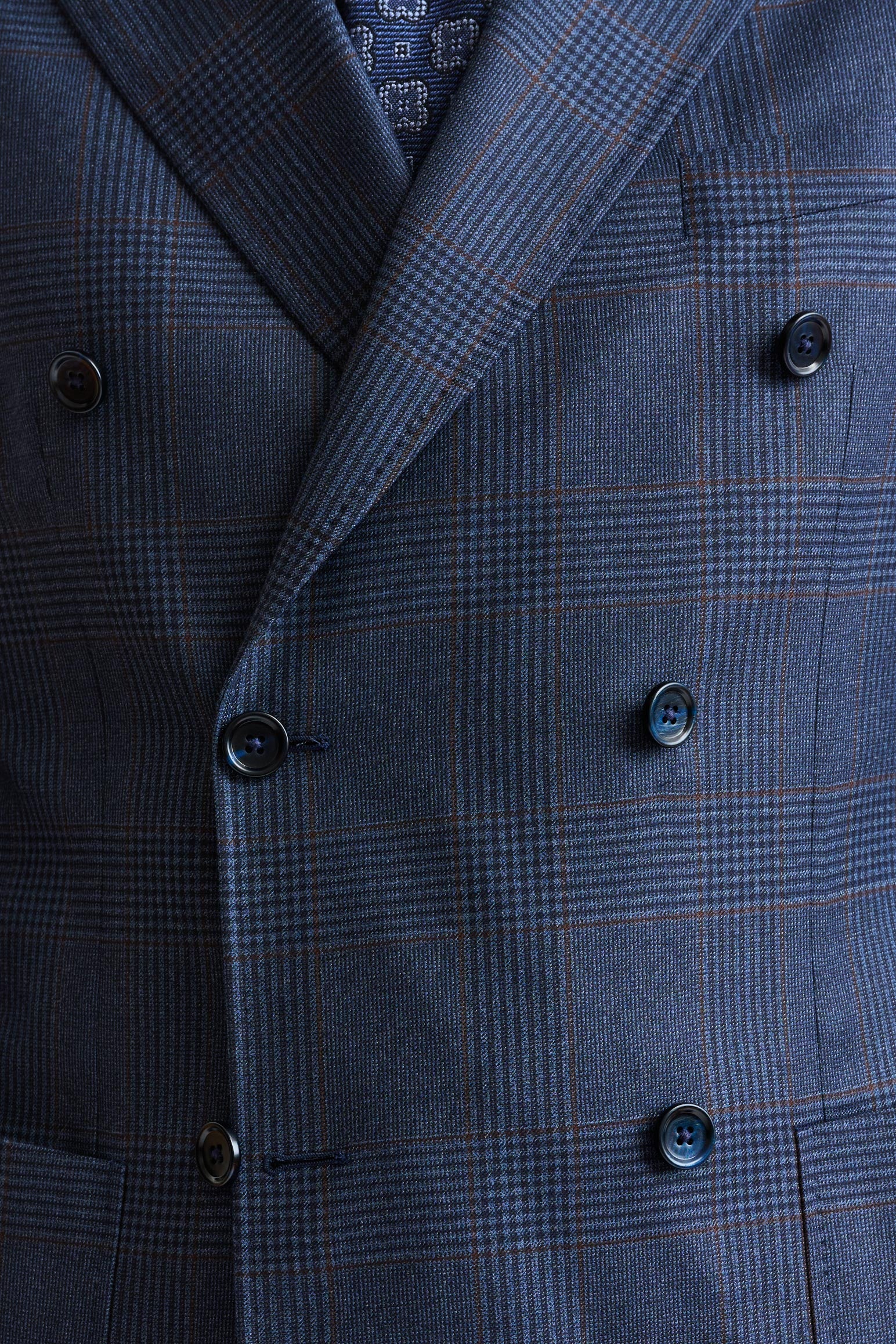 Dark Blue 100% Wool Kenton Suit Freestyle - Image 3