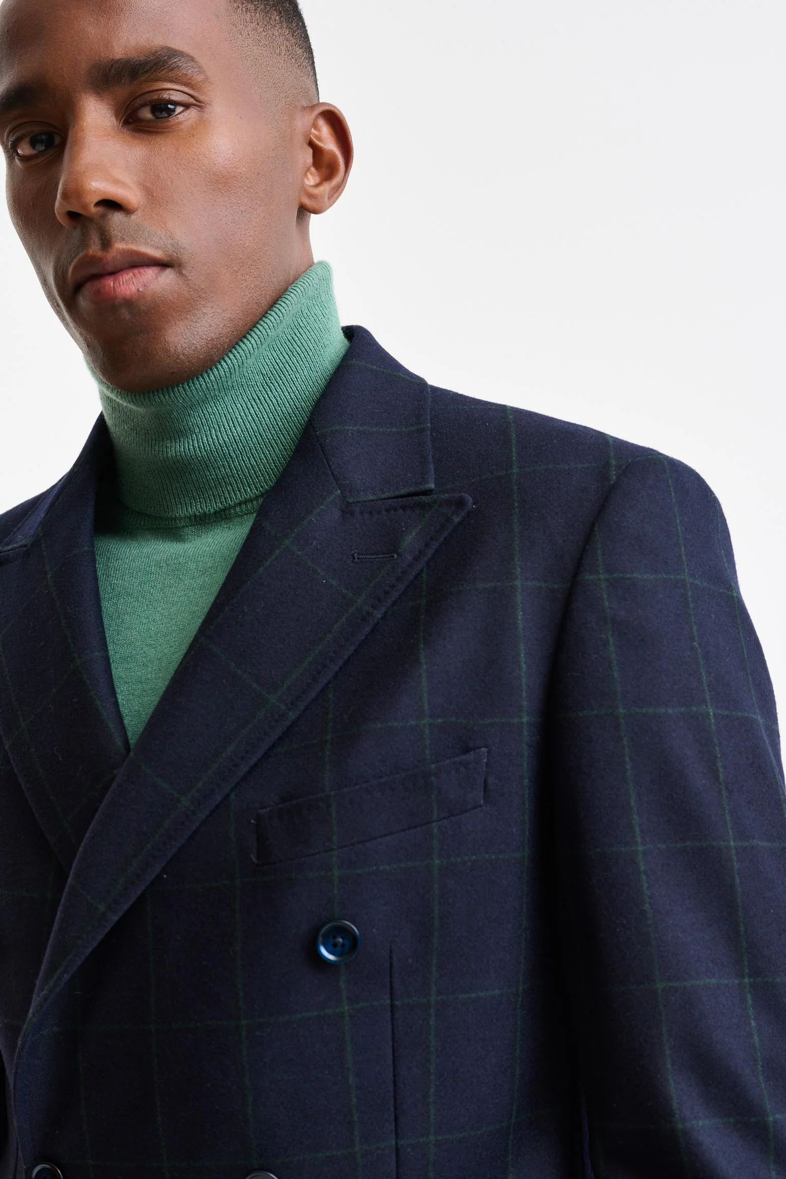 Dark Blue 100% Wool Soho Jacket Freestyle - Image 6