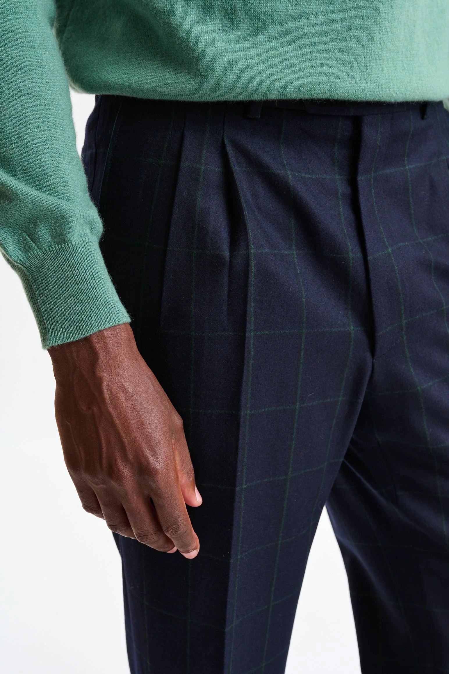 Dark Blue 100% Wool Soho Suit Freestyle - Image 10