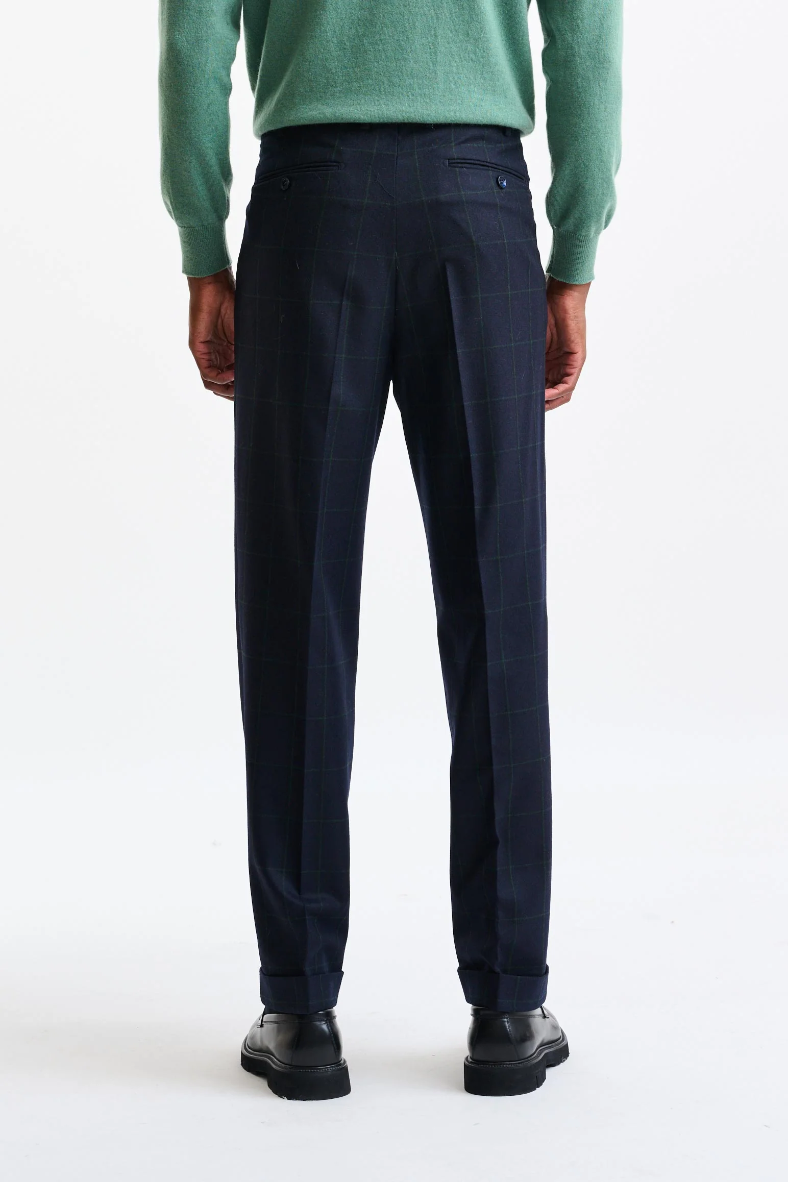 Dark Blue 100% Wool Soho Suit Freestyle - Image 13