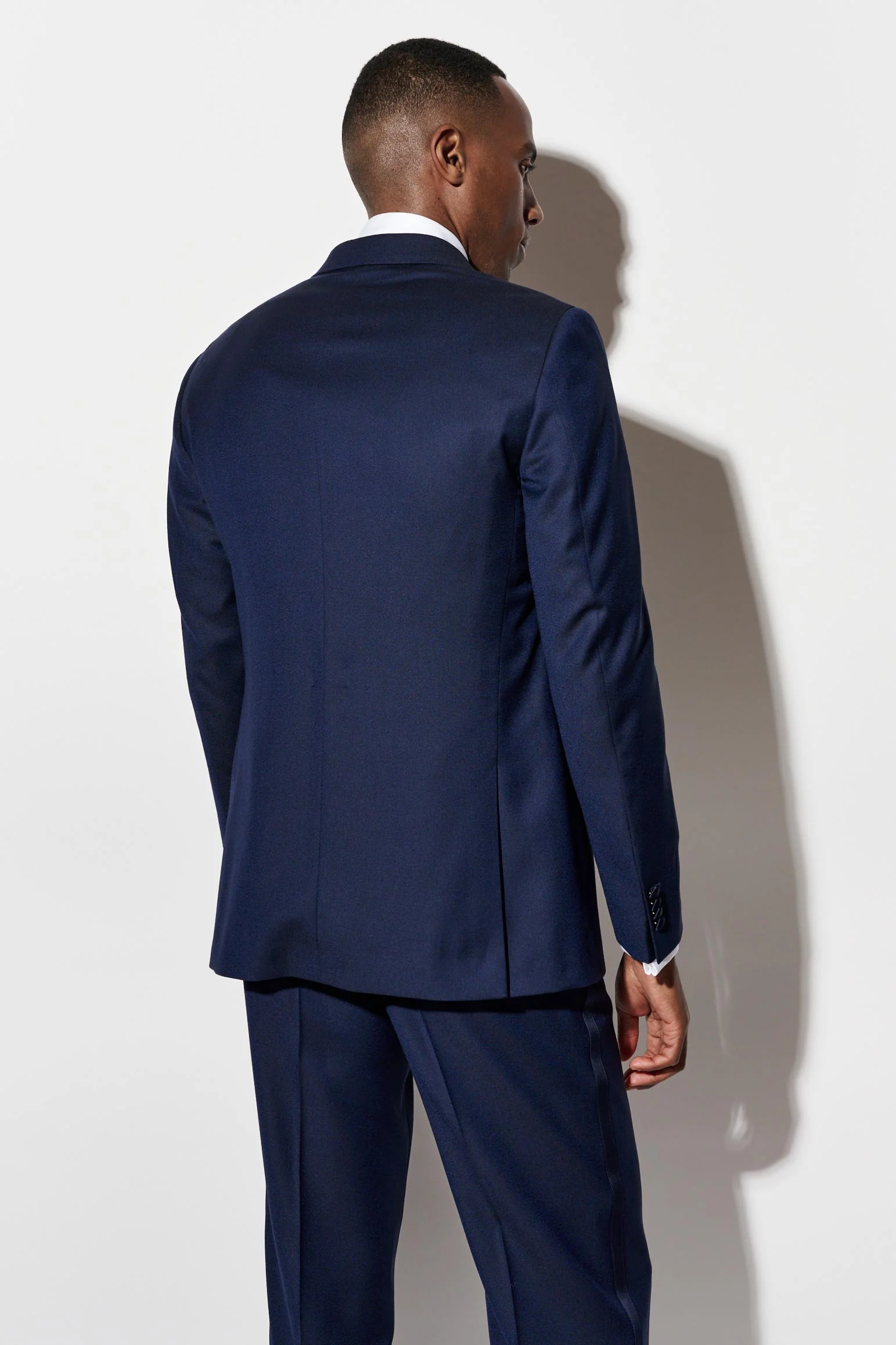 Dark Blue 100% Wool Super 120's Soho Tuxedo Jazz - Image 7