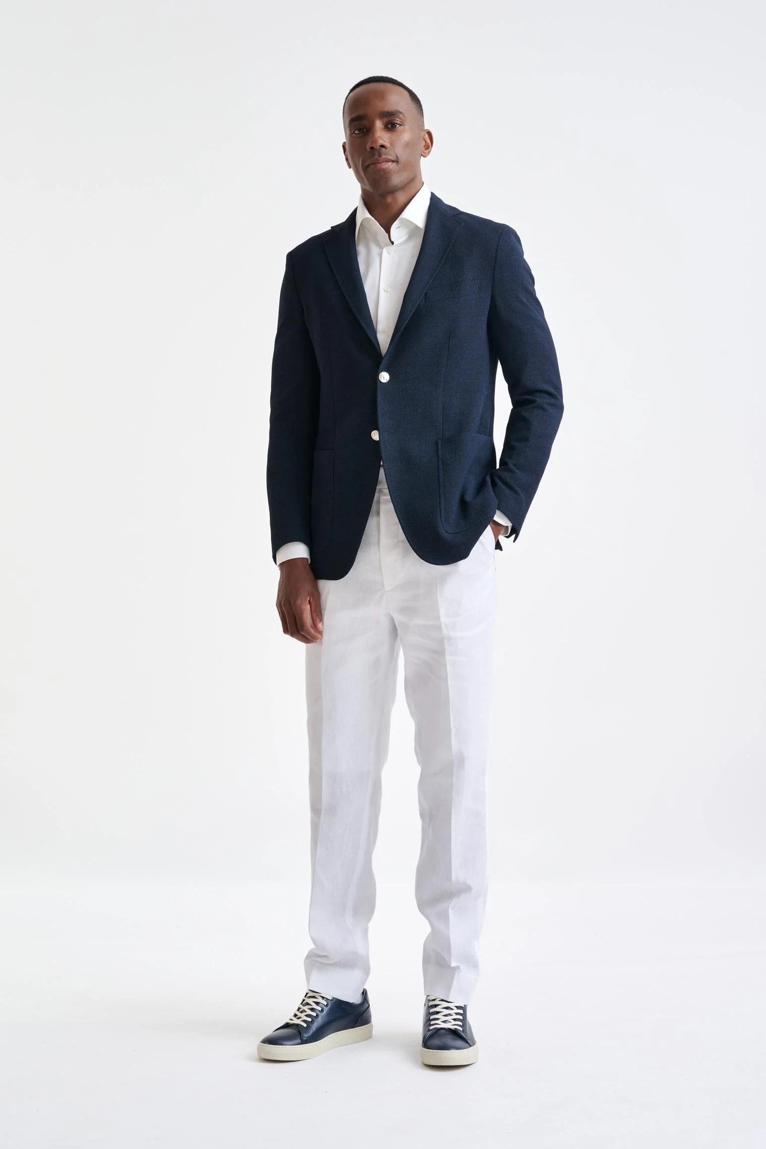 Navy Wool Kenton Jacket Connect - Image 5