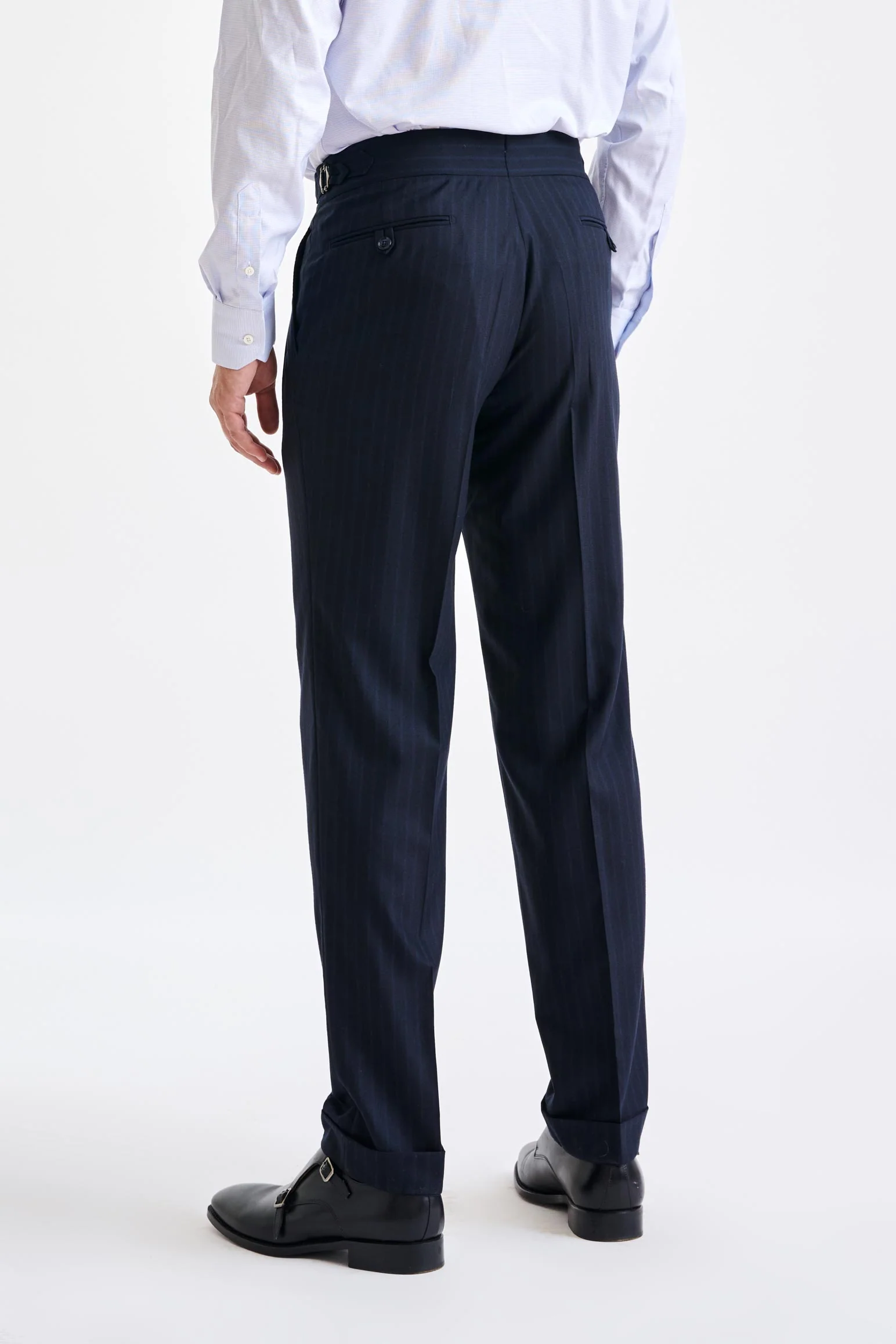 Dark Blue Super 180's Wool Soho Suit Royal Fanfare - Image 11