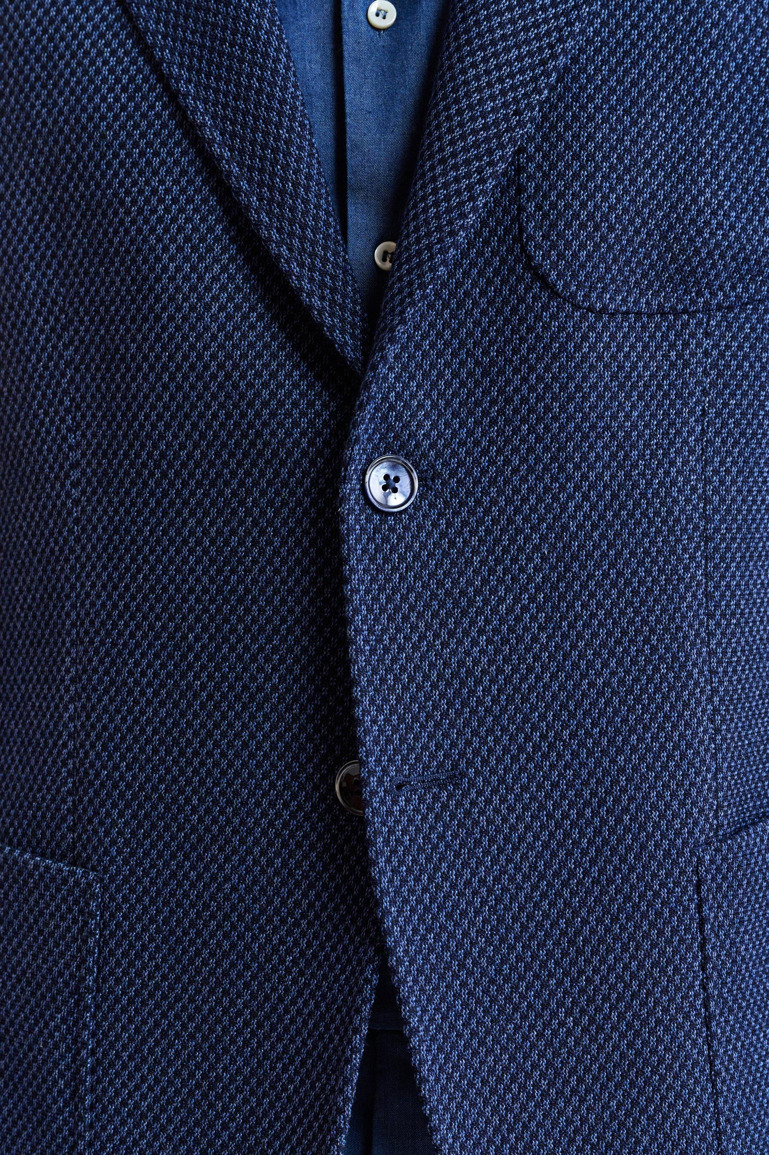 Dark Blue Wool Kenton Jacket Jazz - Image 3