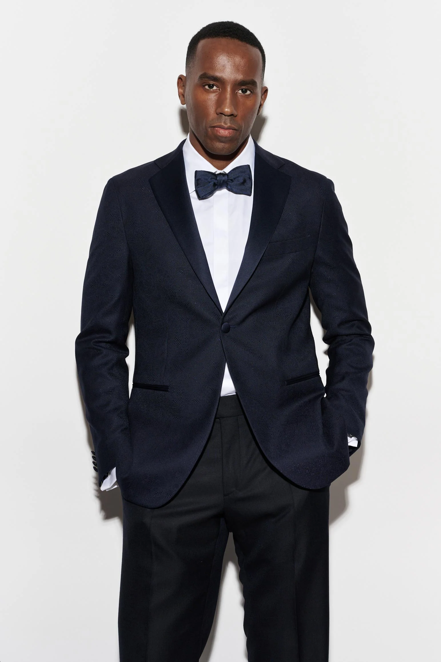 Dark Blue Wool Kenton Jacket Riviera Trend - Image 5