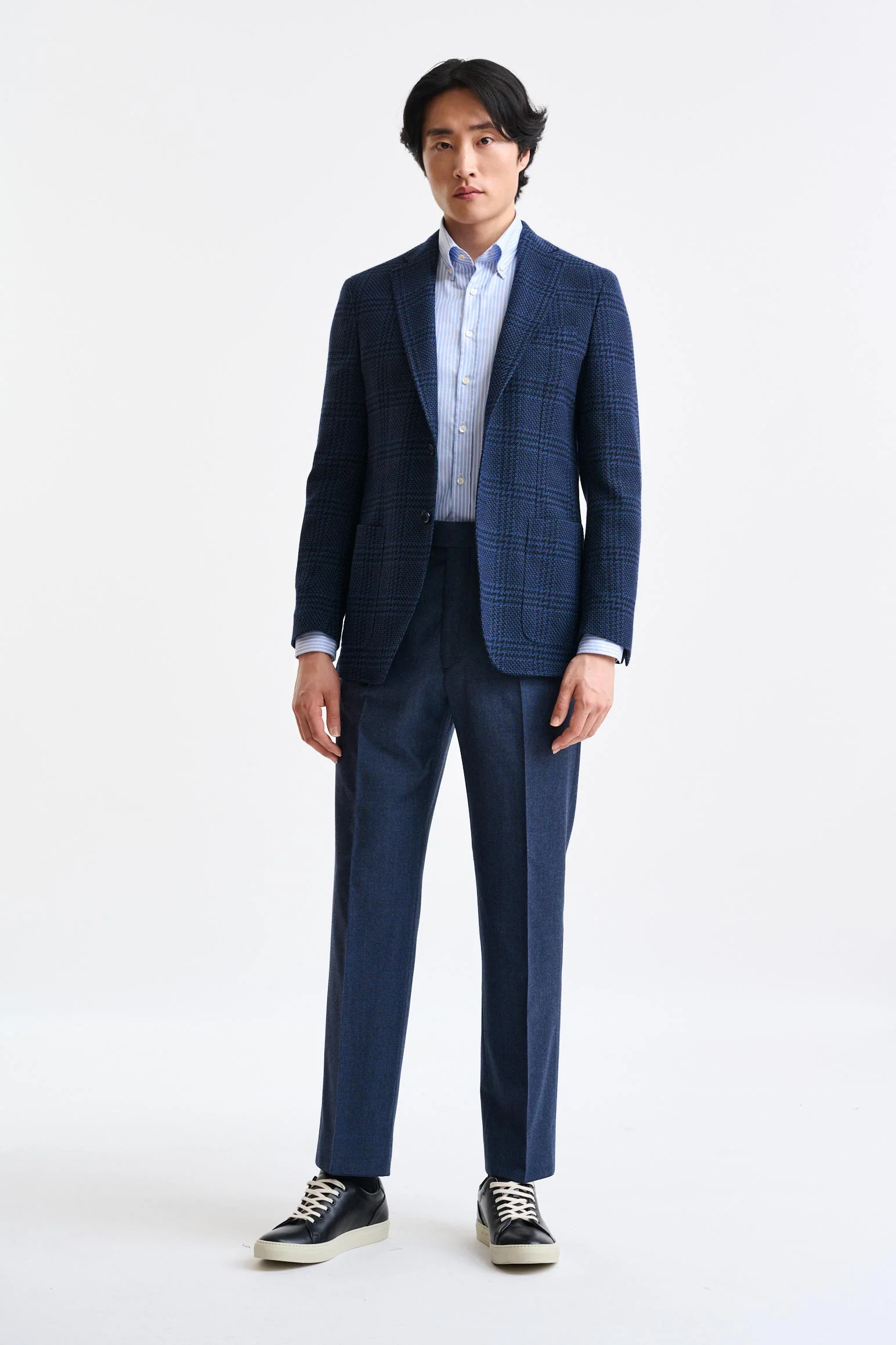 Dark Blue Wool Kenton Jacket Trend - Image 4