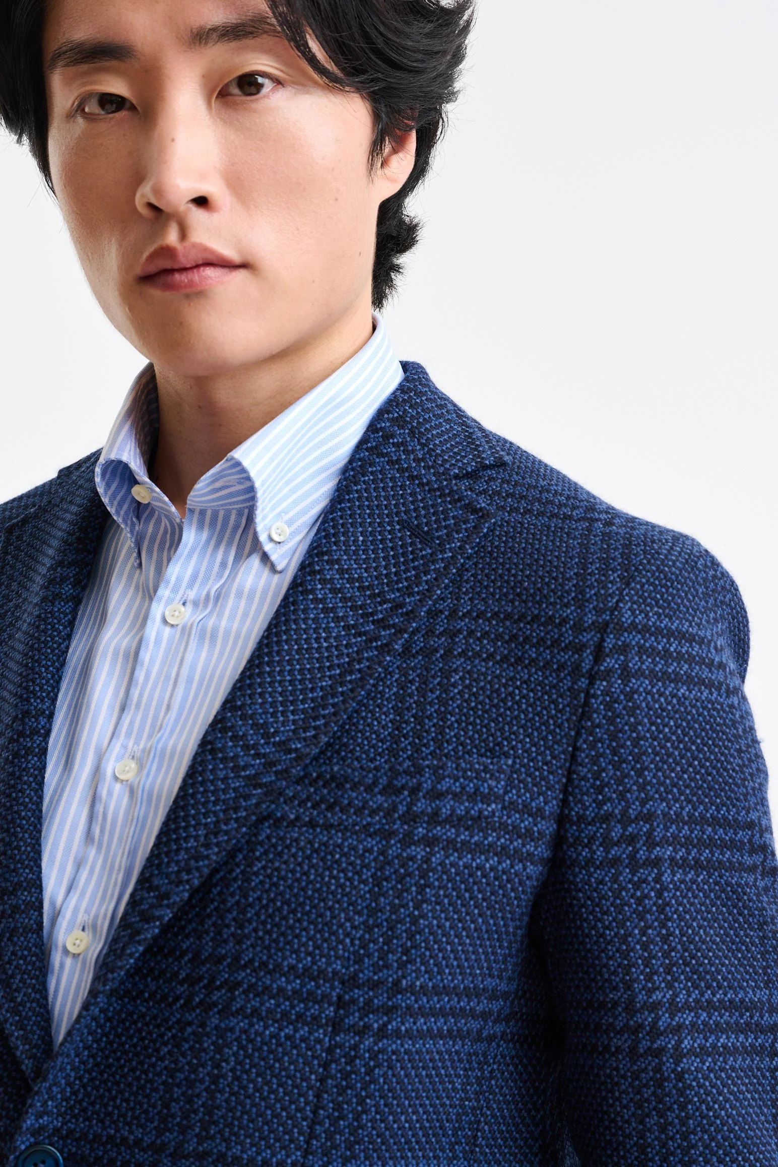 Dark Blue Wool Kenton Jacket Trend - Image 5