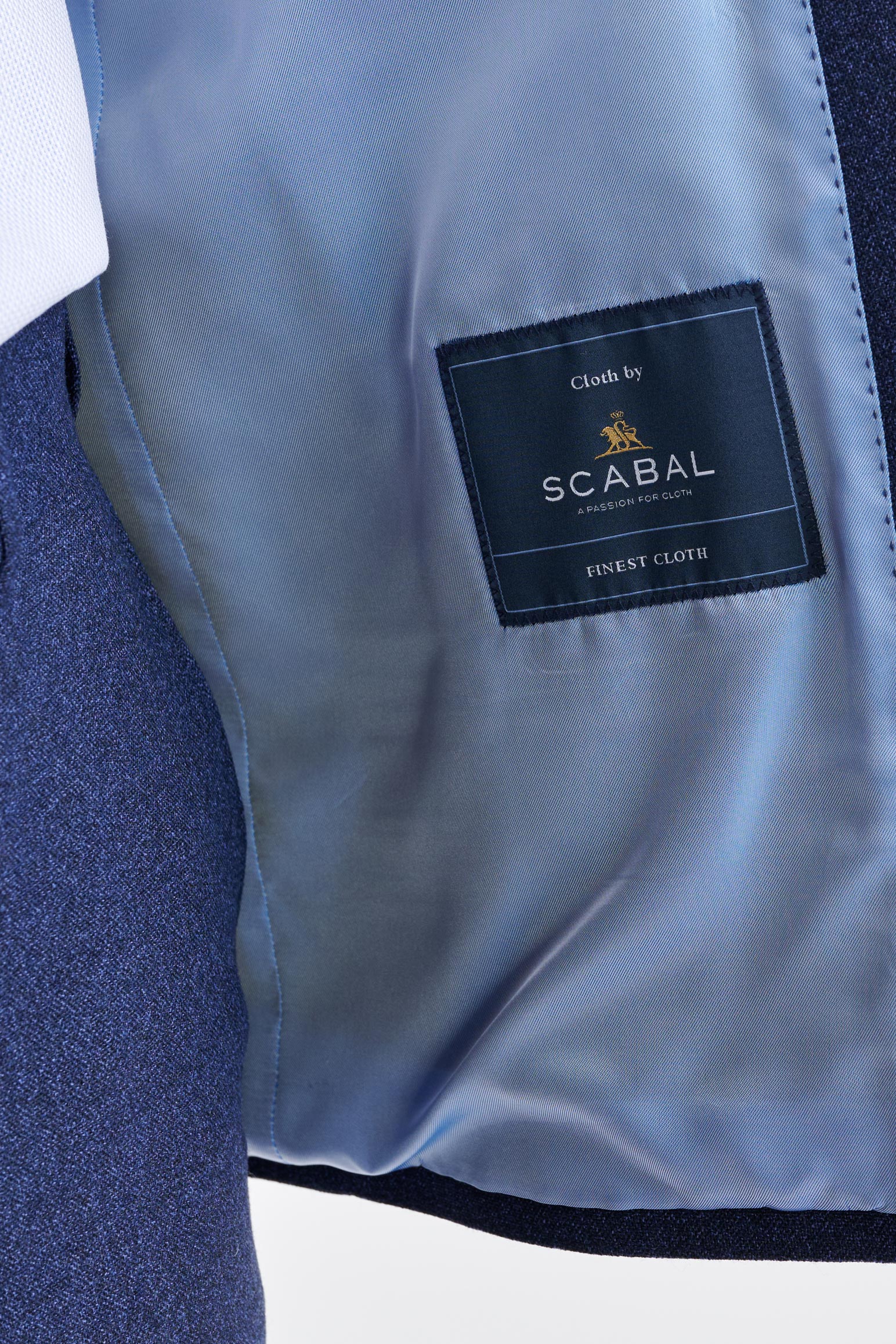 Dark Blue Wool Kenton Suit Lifestyle - Image 4