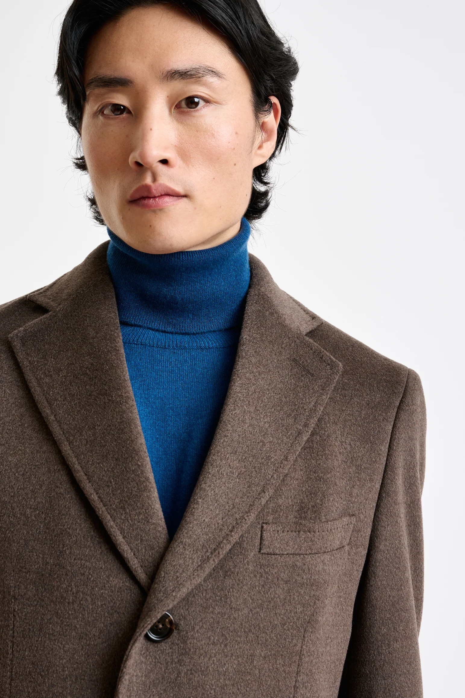 Dark Brown Wool Lincoln Overcoat Zeus - Image 3