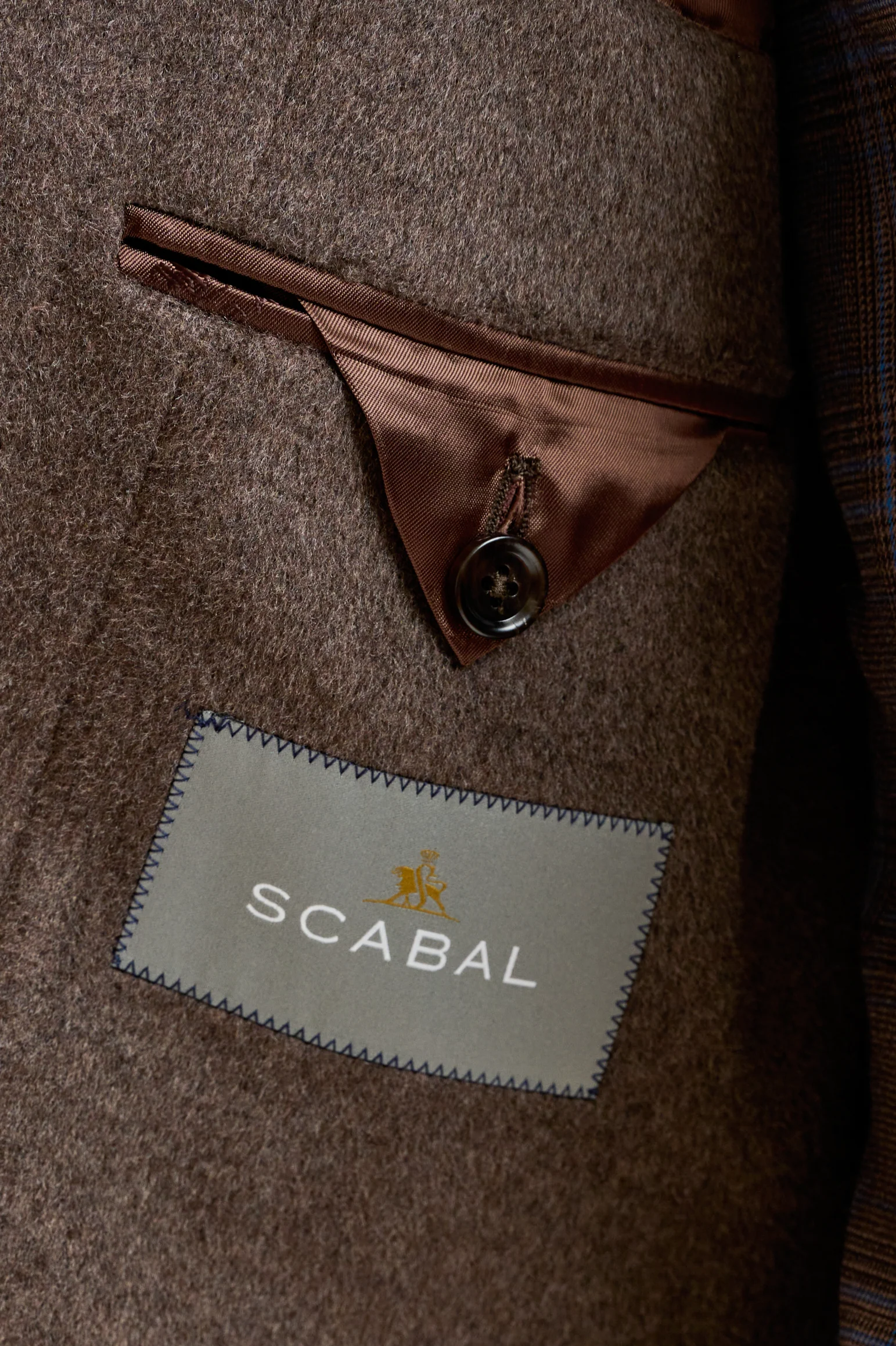 Dark Brown Wool Lincoln Overcoat Zeus - Image 8
