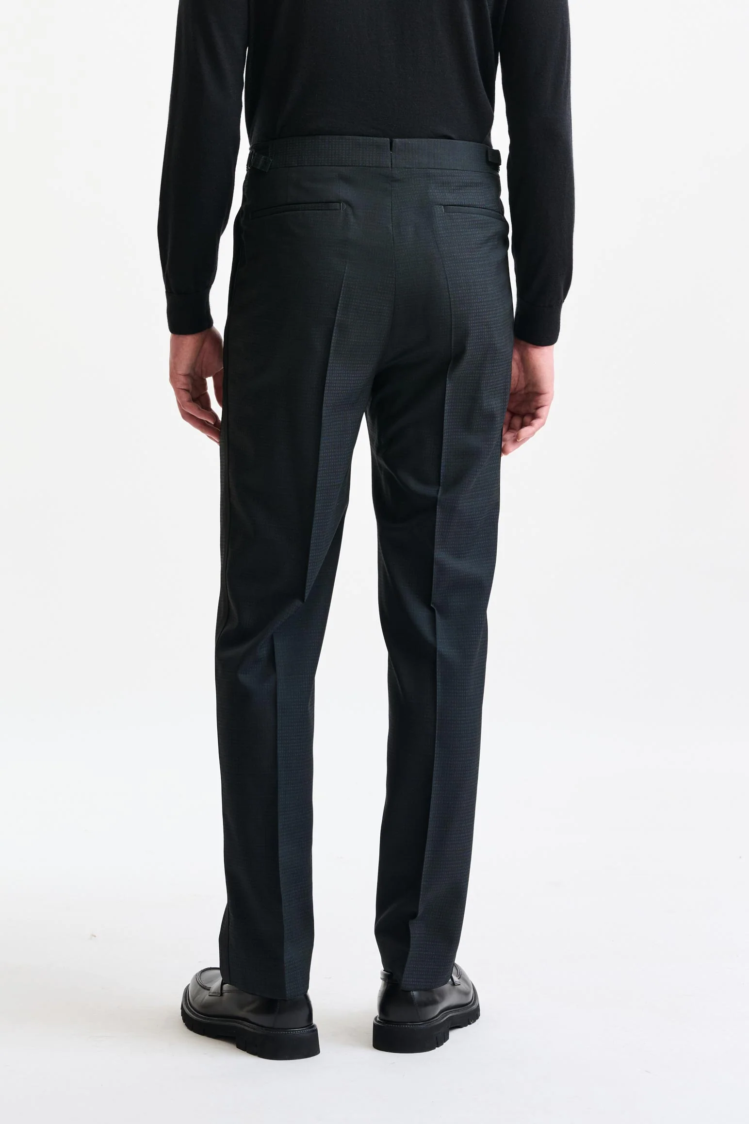 Dark Green 100% Wool Suit Freestyle - Image 13
