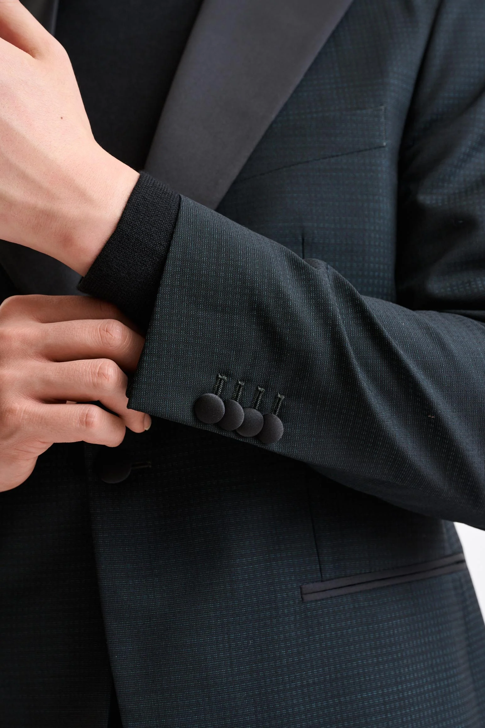 Dark Green 100% Wool Suit Freestyle - Image 4
