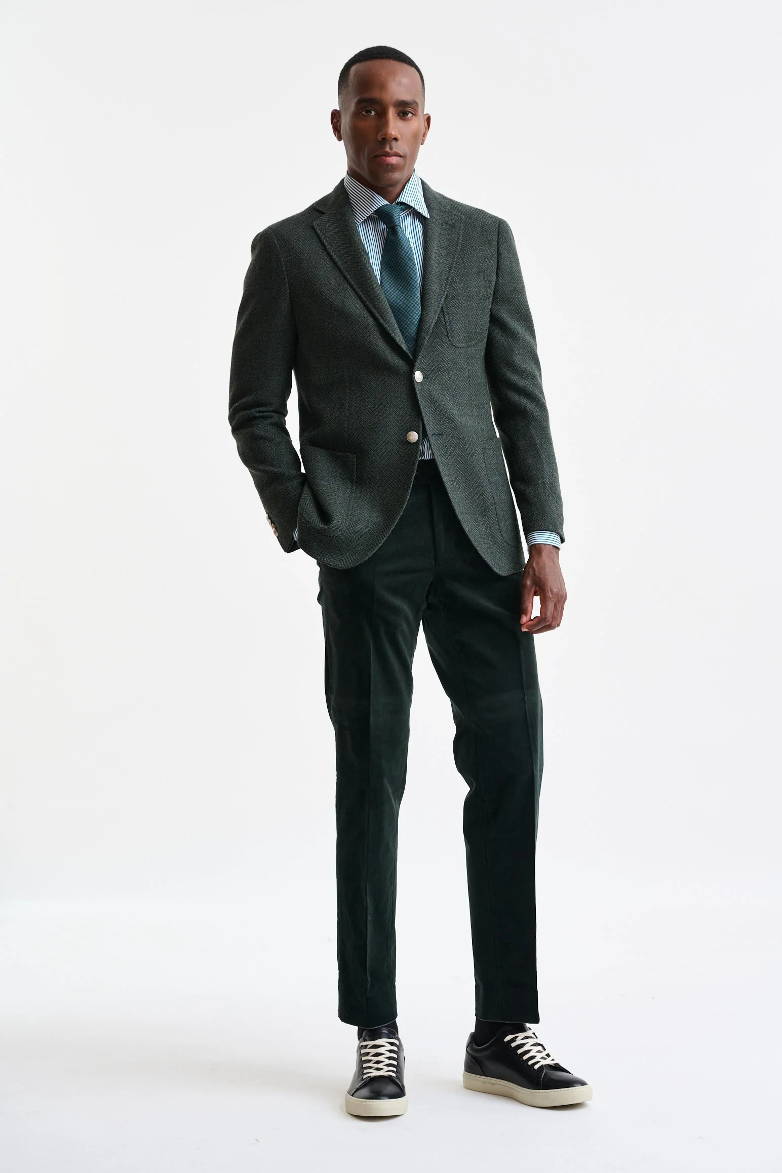 Dark Green Wool Kenton Jacket Trend - Image 6