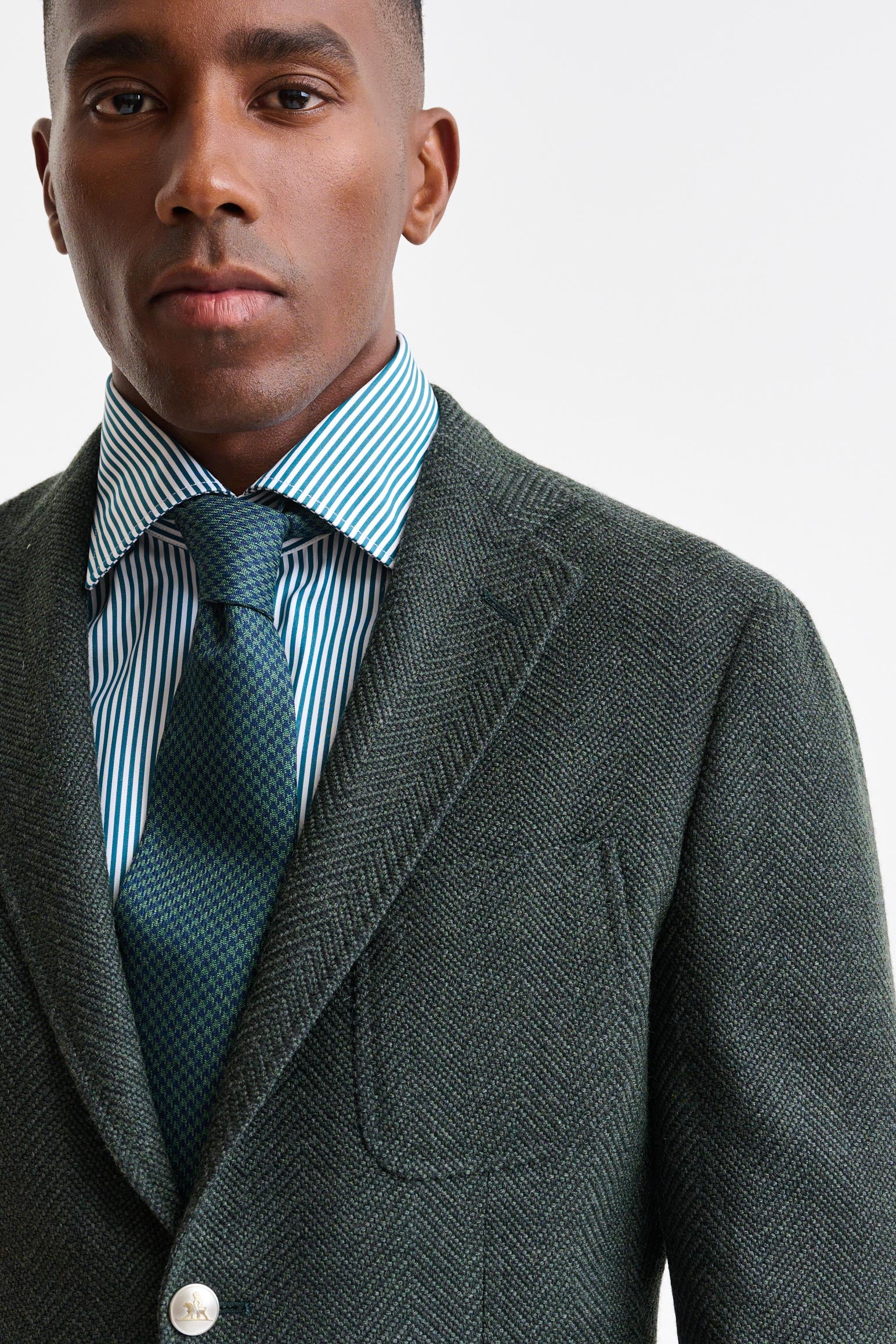 Dark Green Wool Kenton Jacket Trend - Image 7