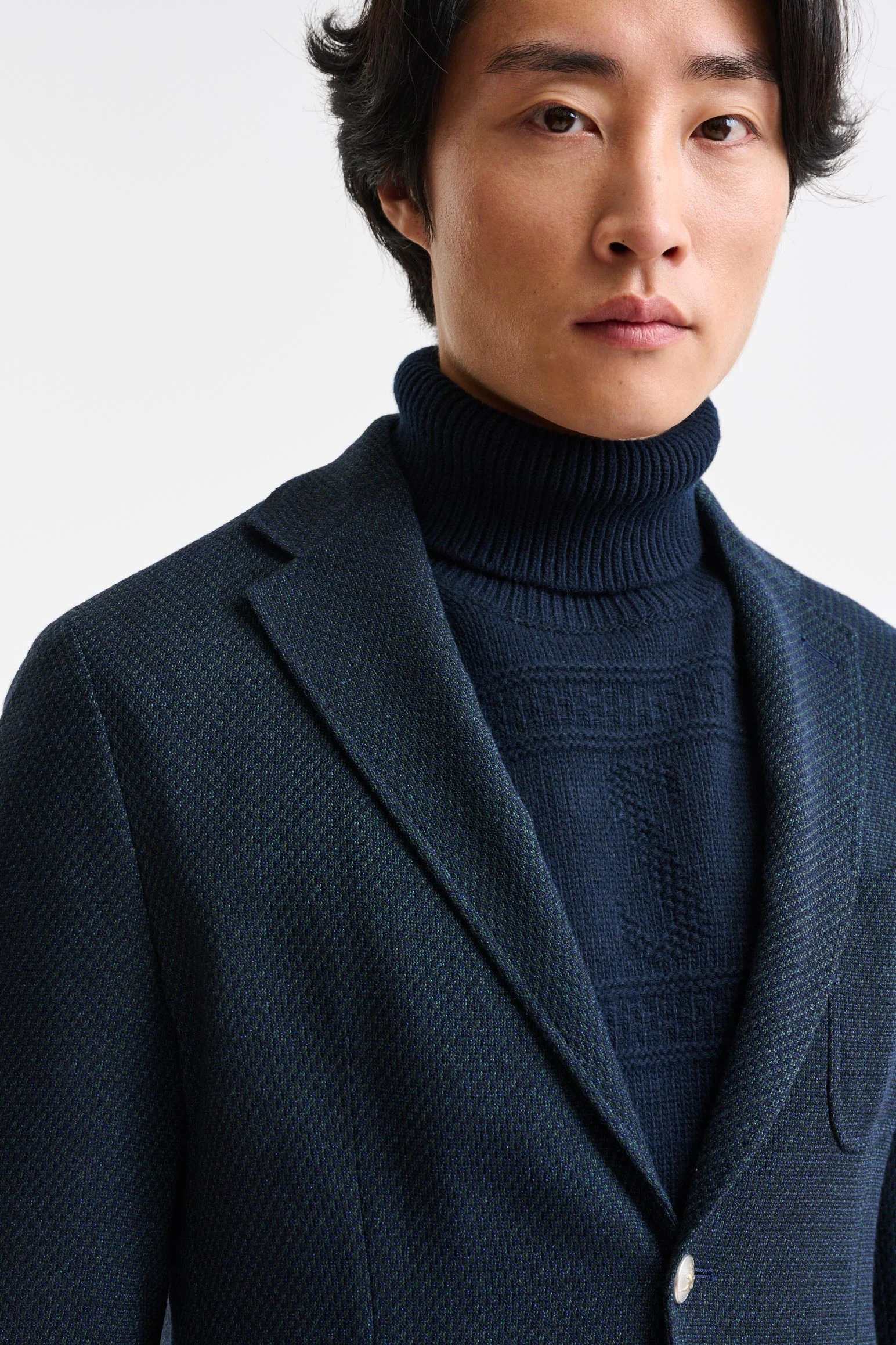 Dark Green Wool Kenton Light Jacket Trend - Image 6