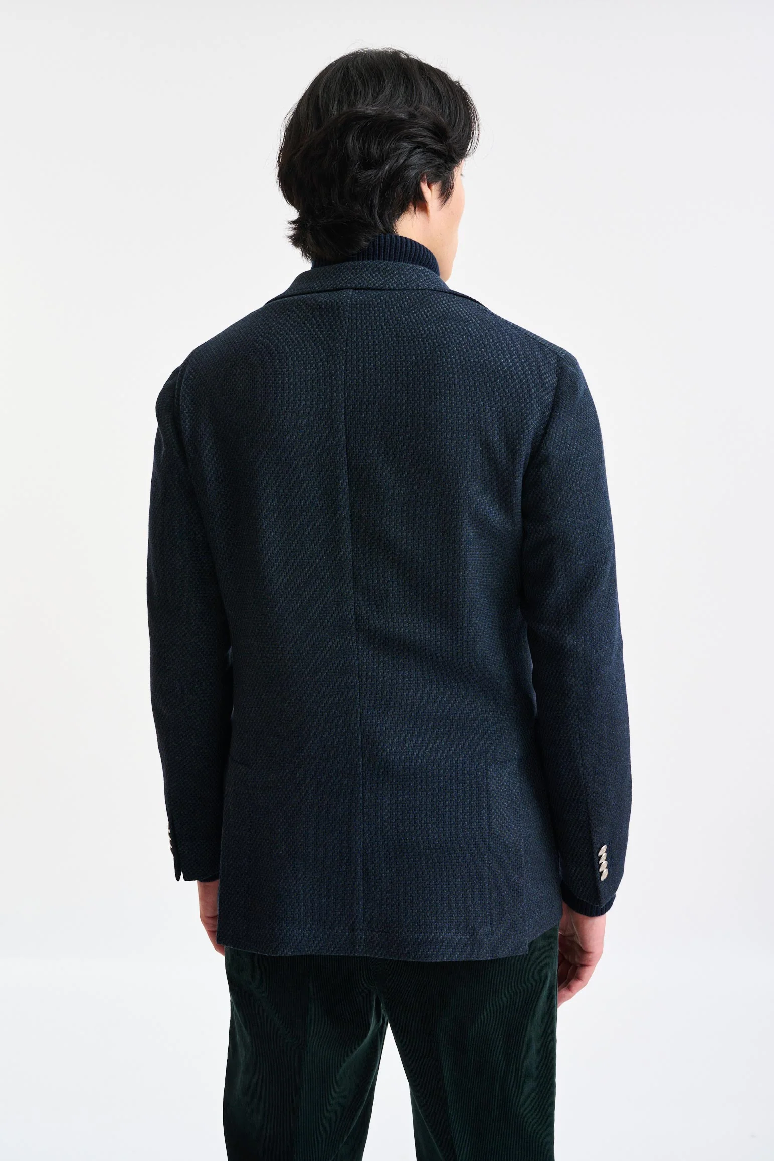 Dark Green Wool Kenton Light Jacket Trend - Image 7