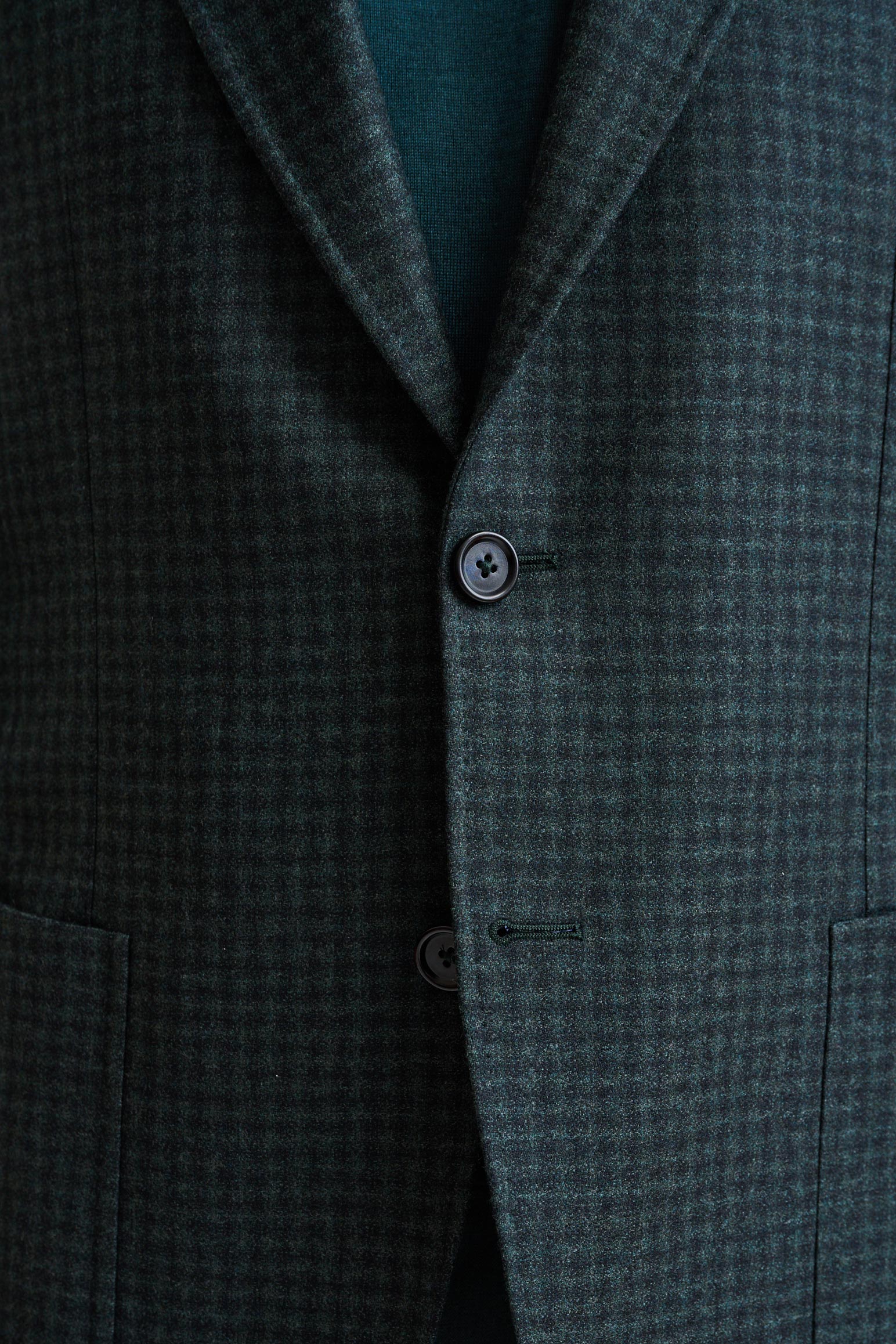 Dark Green Wool Soho Jacket Trend - Image 3