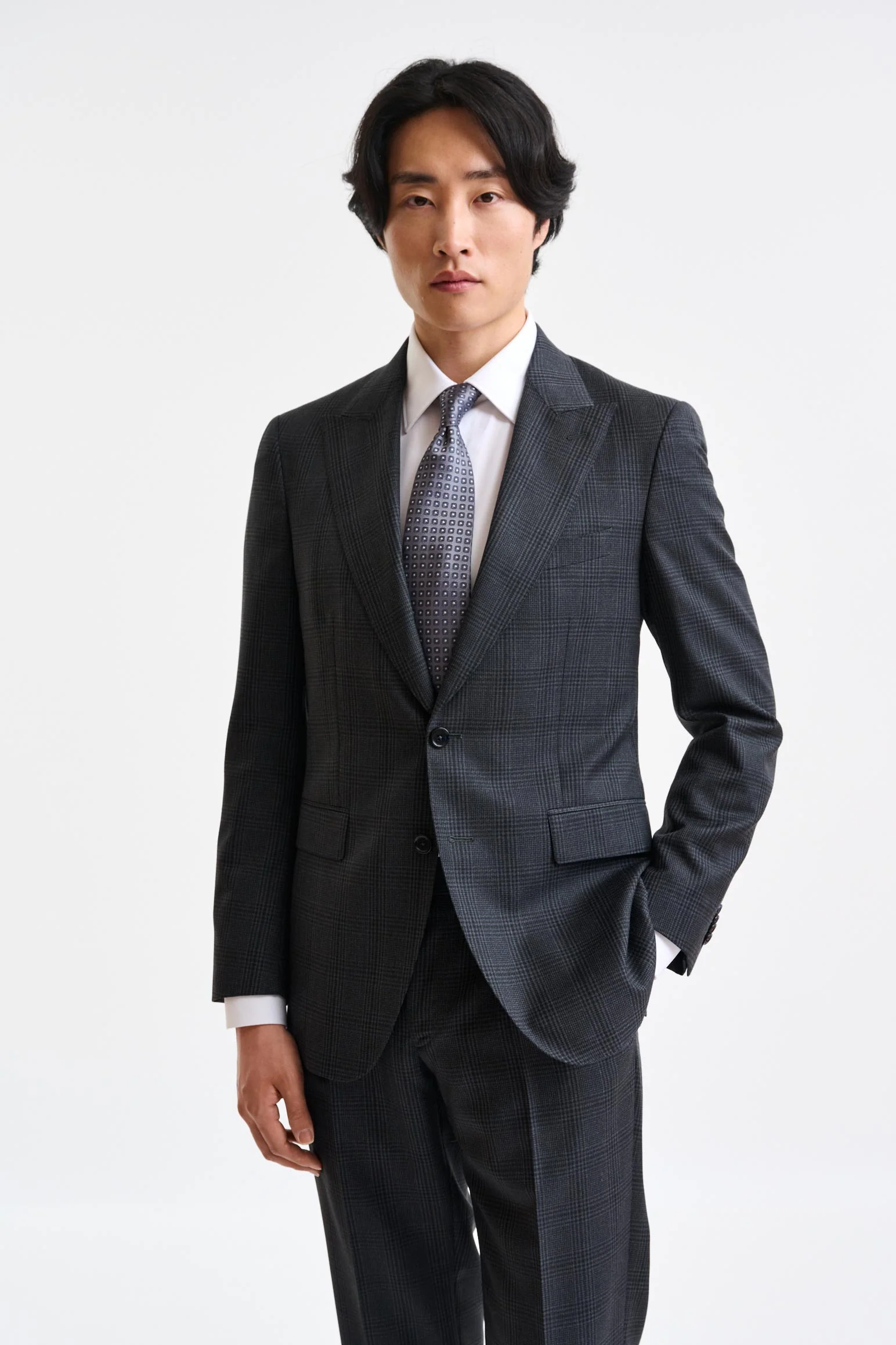 Dark Grey 100% Wool Soho Suit Freestyle - Image 5