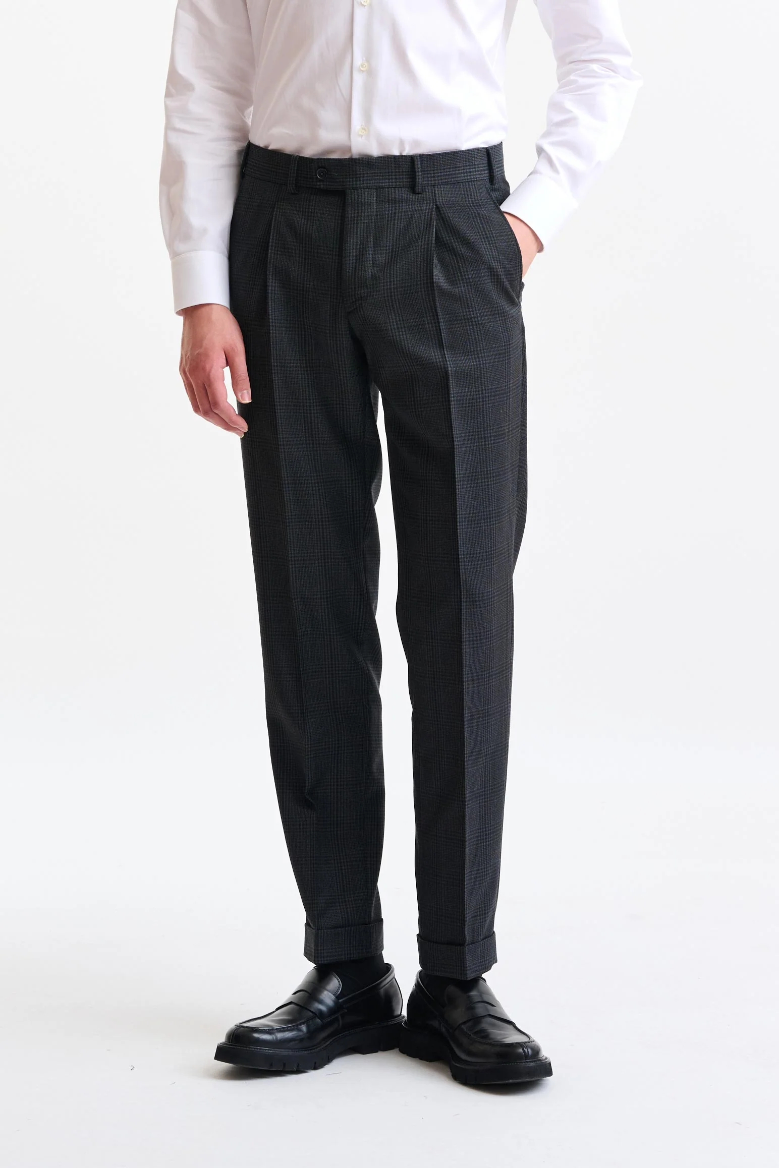 Dark Grey 100% Wool Soho Suit Freestyle - Image 8