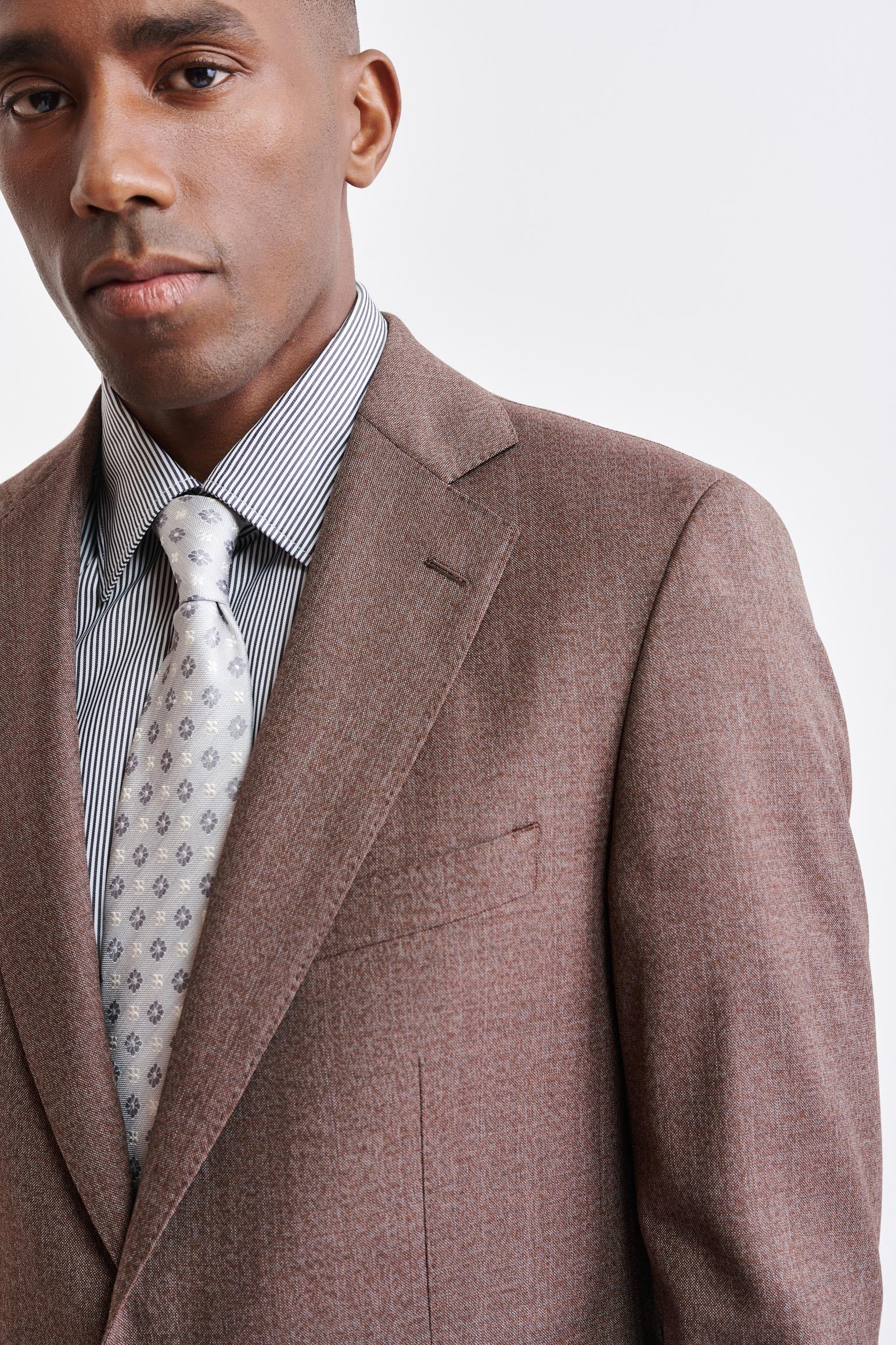 Dark Red 100% Wool Soho Suit Jazz - Image 6