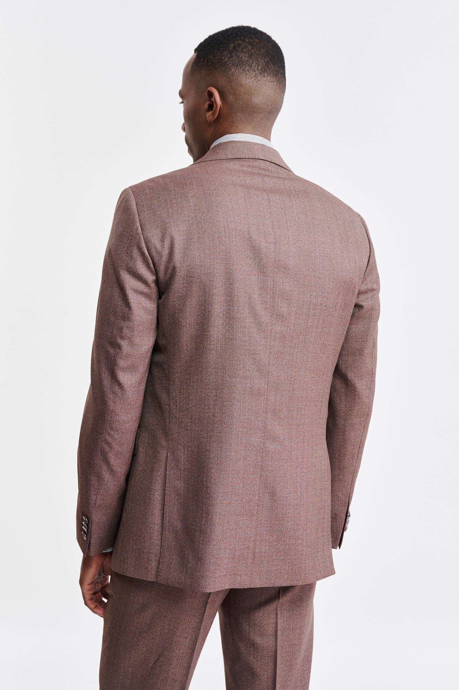 Dark Red 100% Wool Soho Suit Jazz - Image 7
