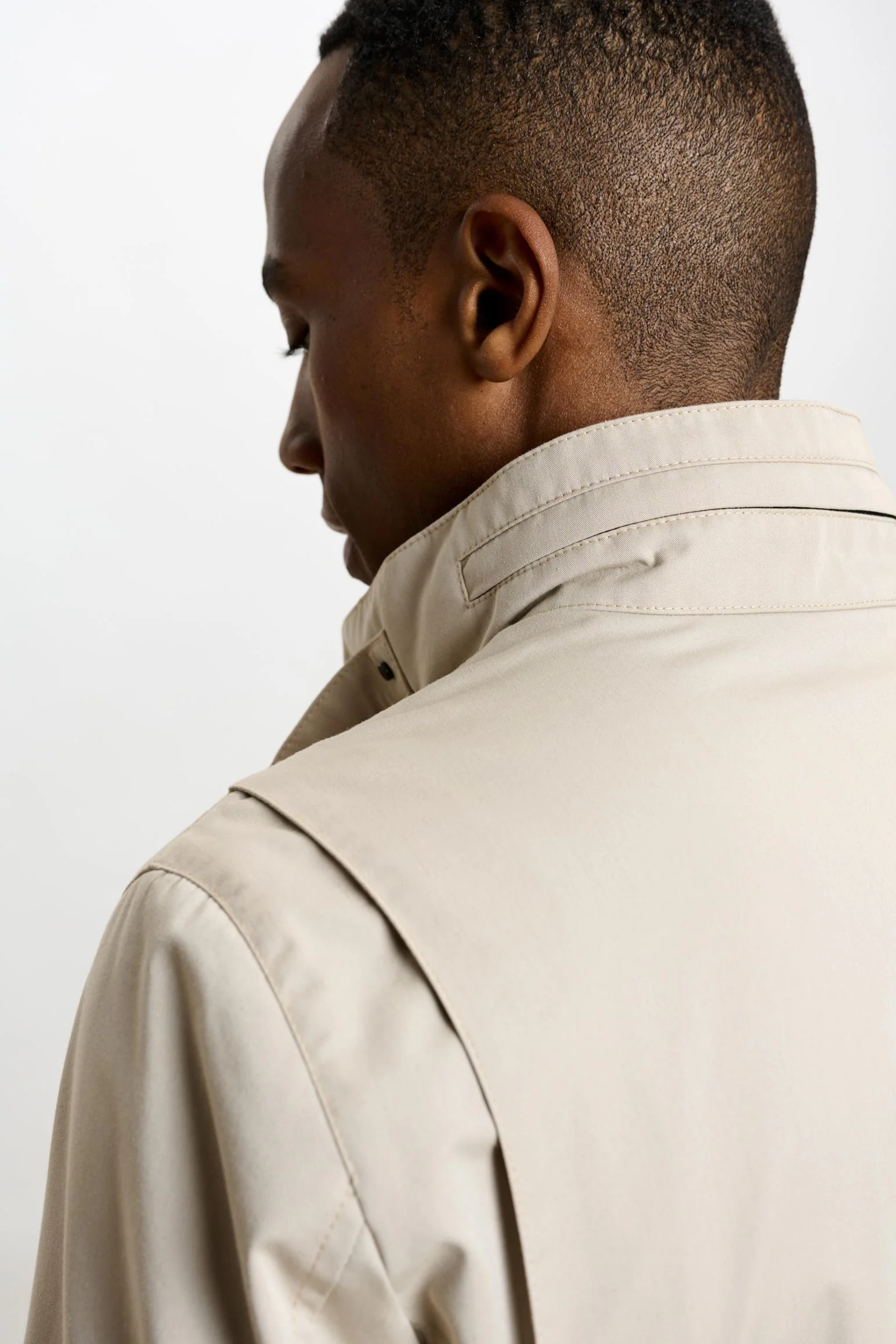 Beige Cotton Dartmoor Tech Field Jacket - Image 3