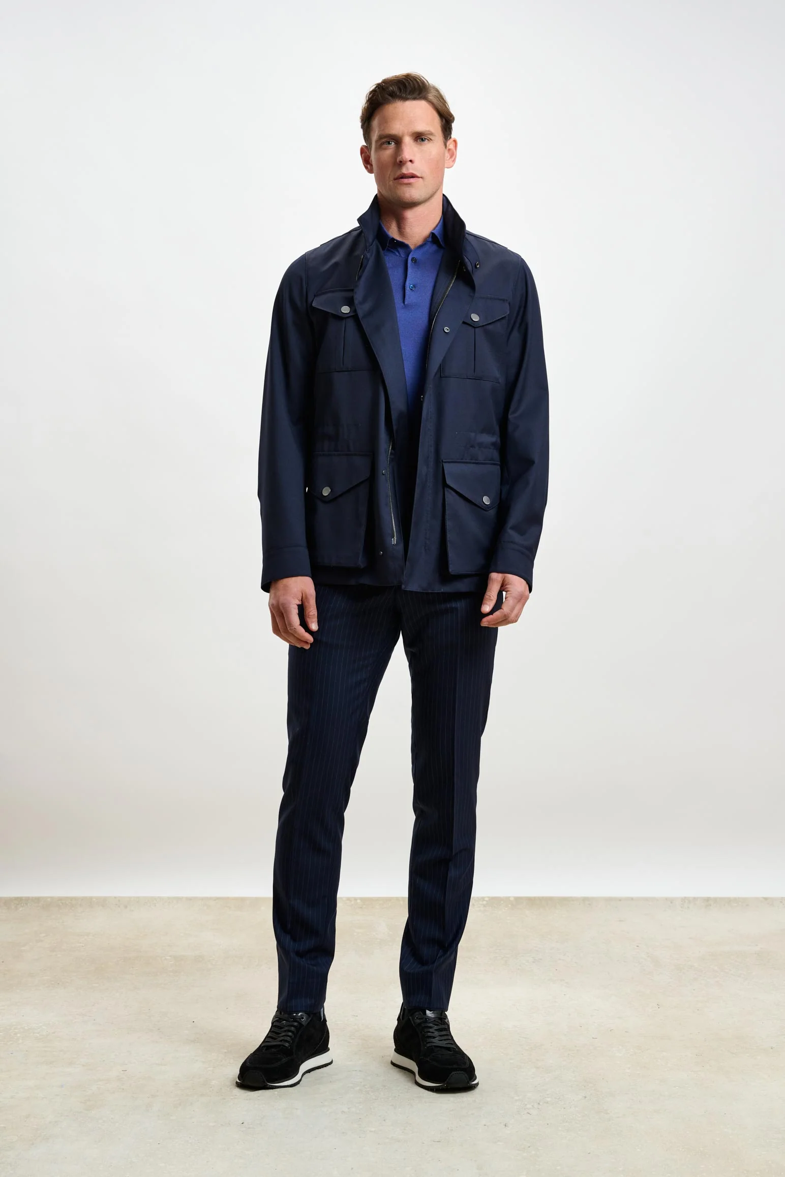 Navy Dartmoor Tech Field Jacket - Image 11