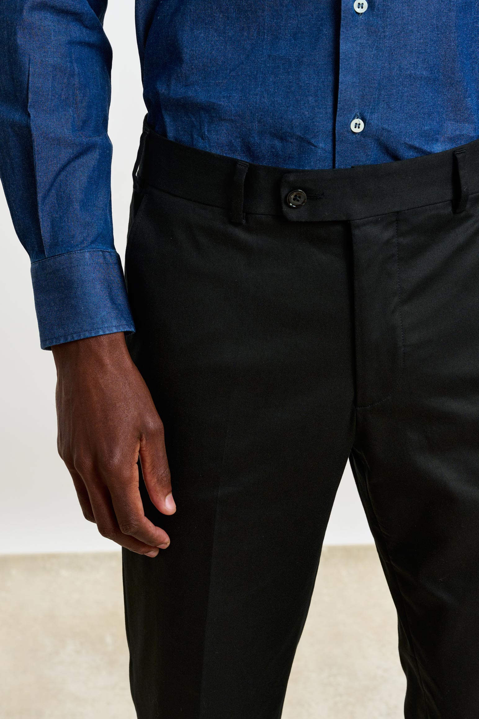 Stone Denim Casual Long Sleeve Shirt - Image 5