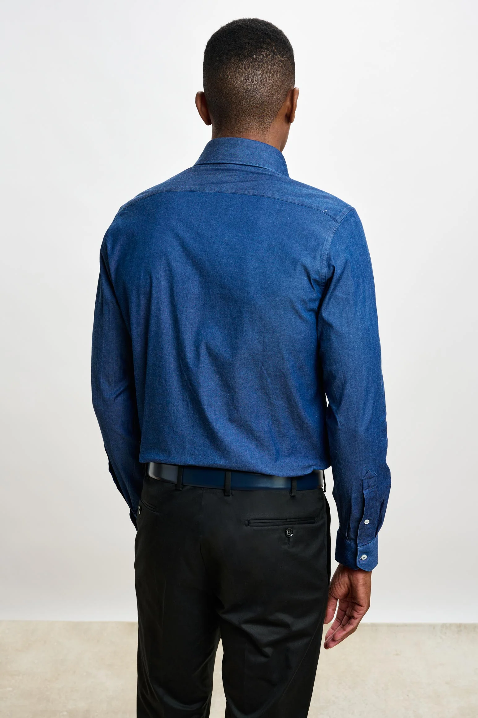 Stone Denim Casual Long Sleeve Shirt - Image 6