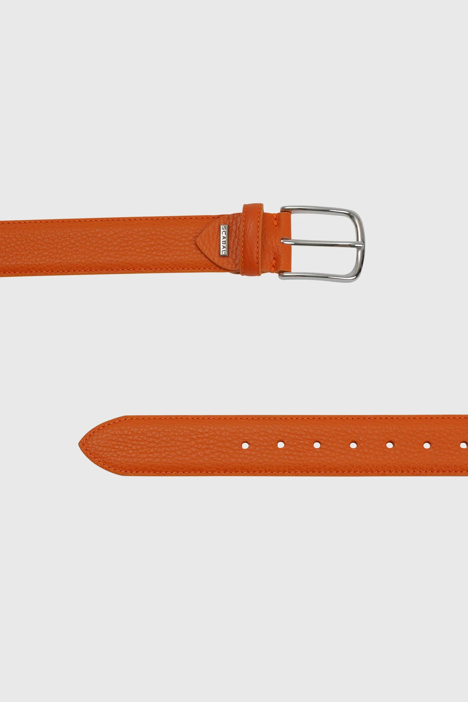 Orange Deerskin Dorchester Belt