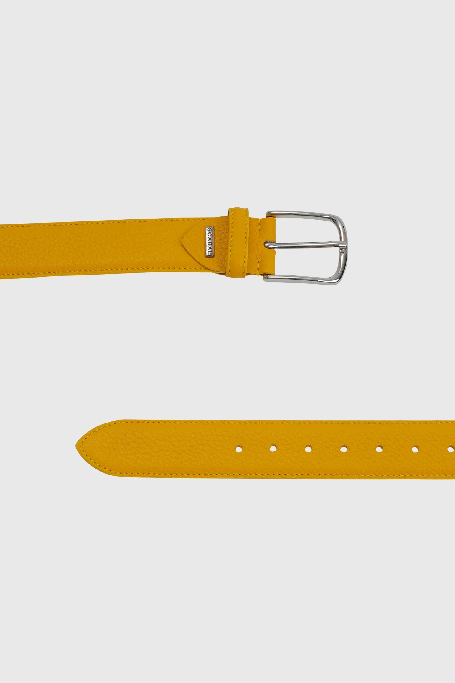 Yellow Deerskin Dorchester Belt