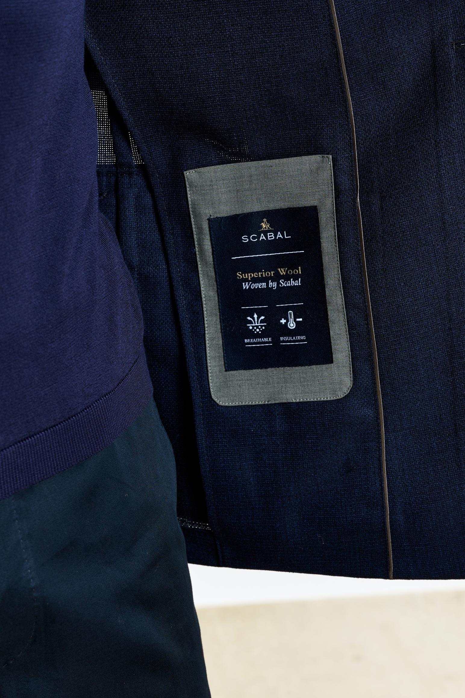 Navy Exmoor Safari Jacket - Image 6