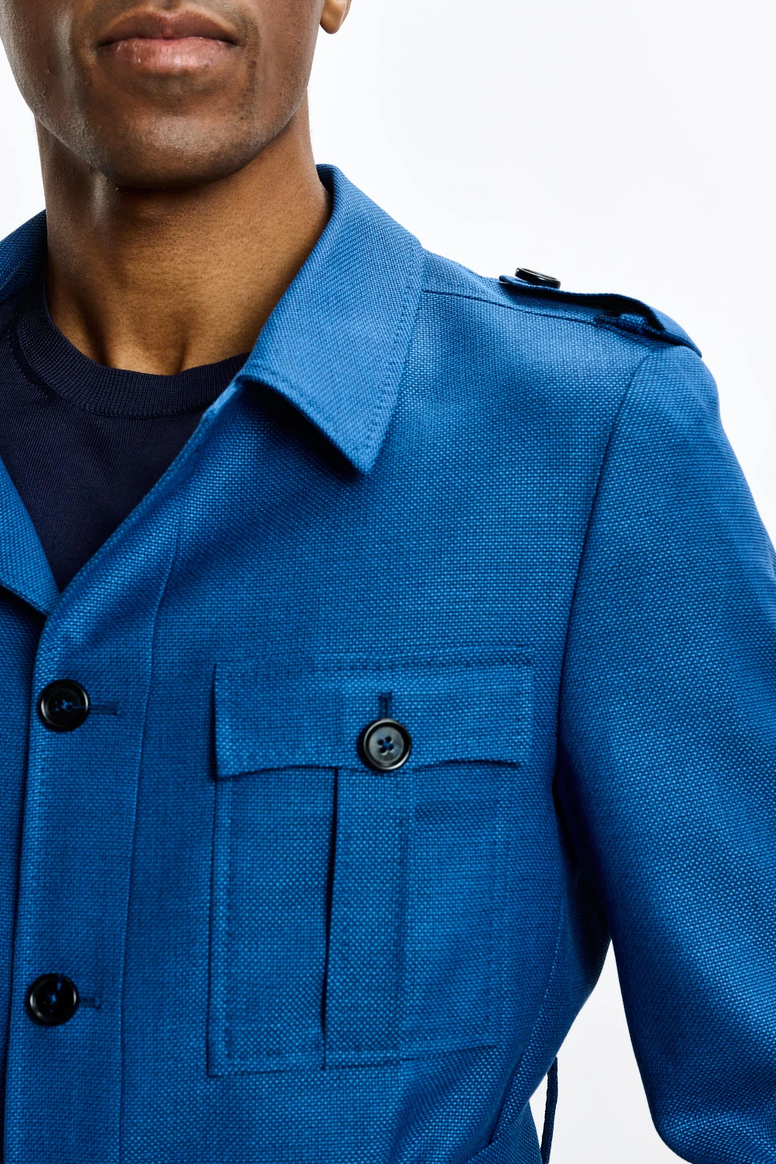 Strong Blue Exmoor Safari Jacket - Image 3