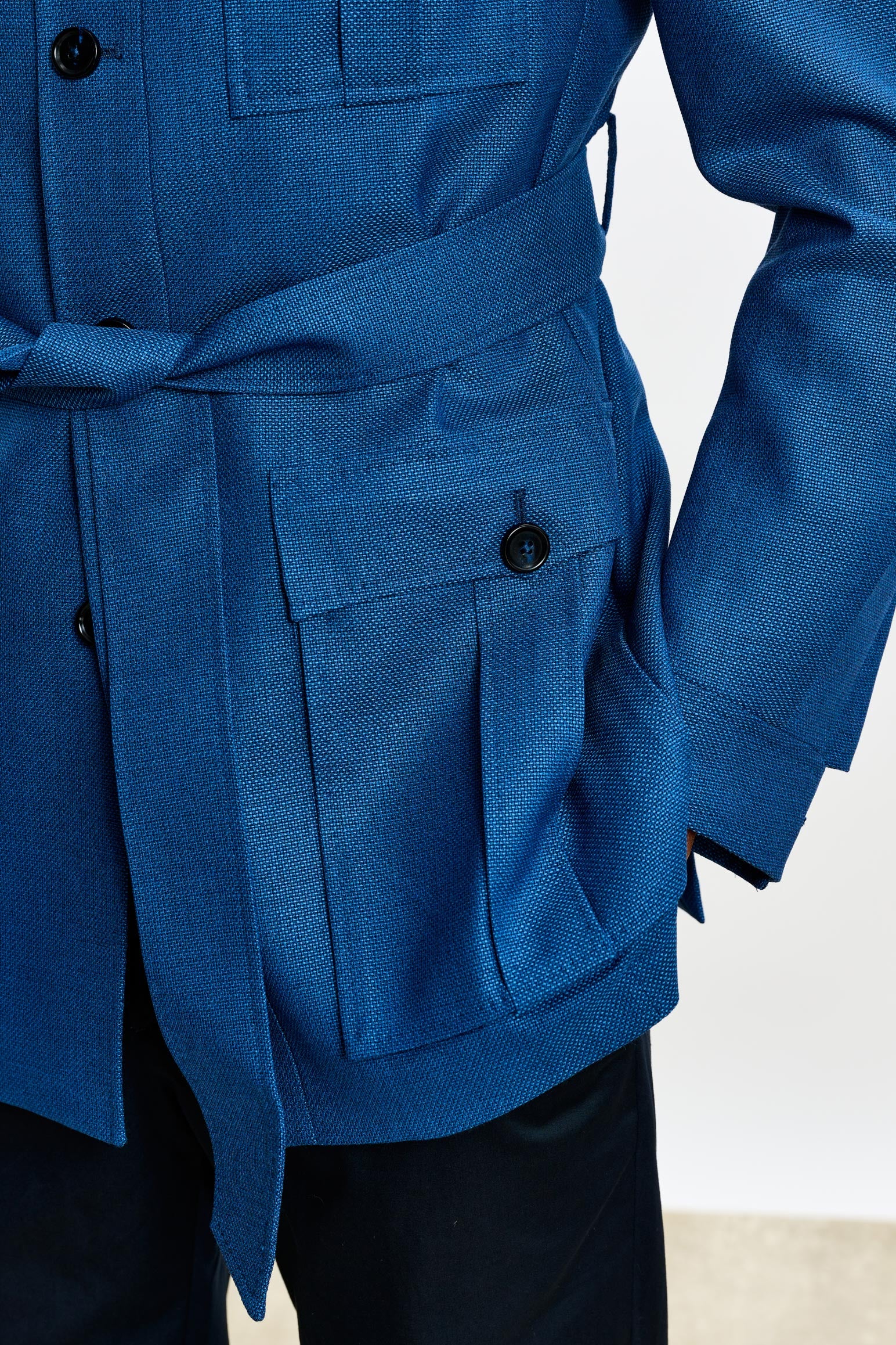 Strong Blue Exmoor Safari Jacket - Image 4