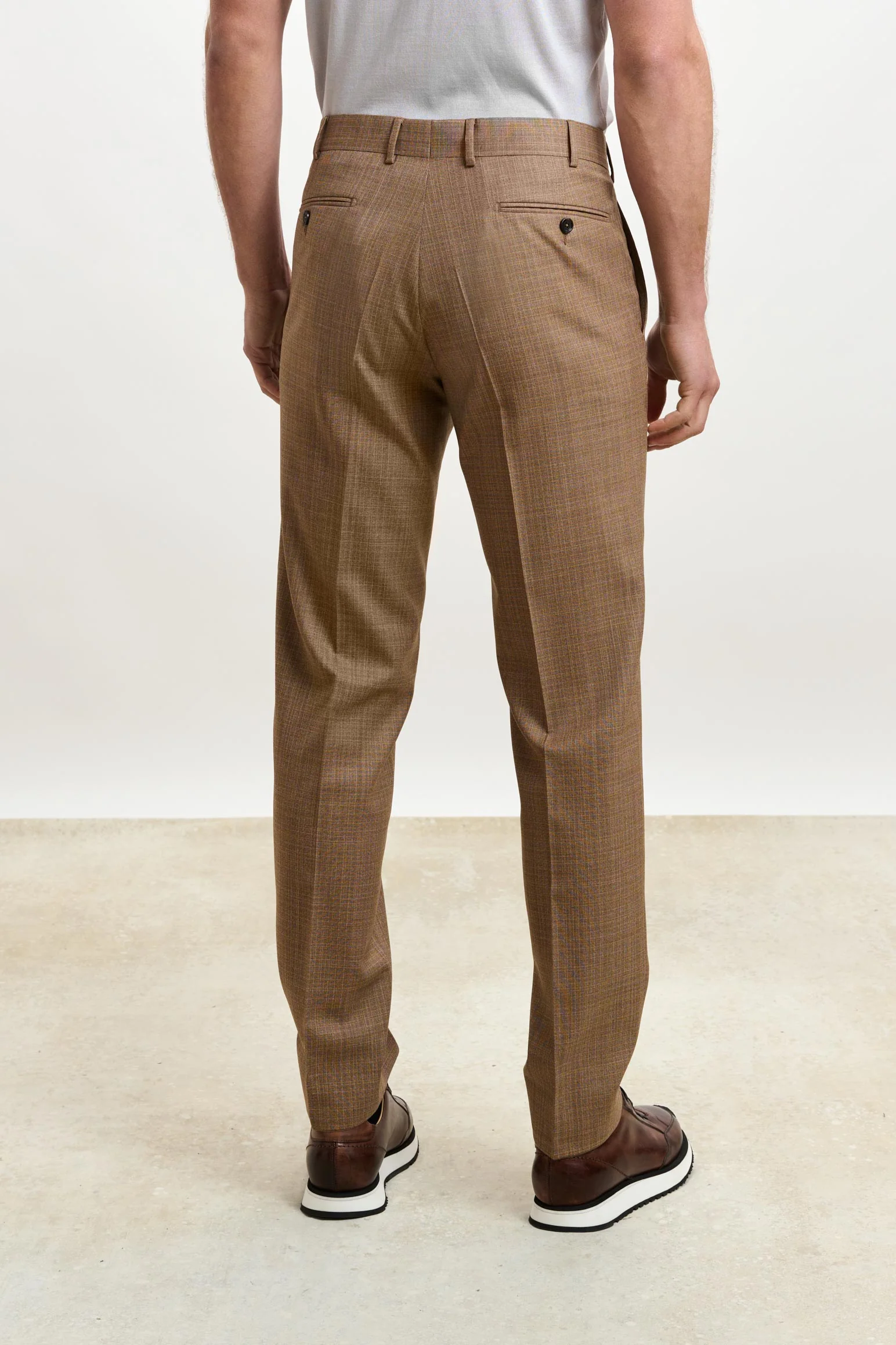 Plain Rust Farley Trousers Crossover - Image 3