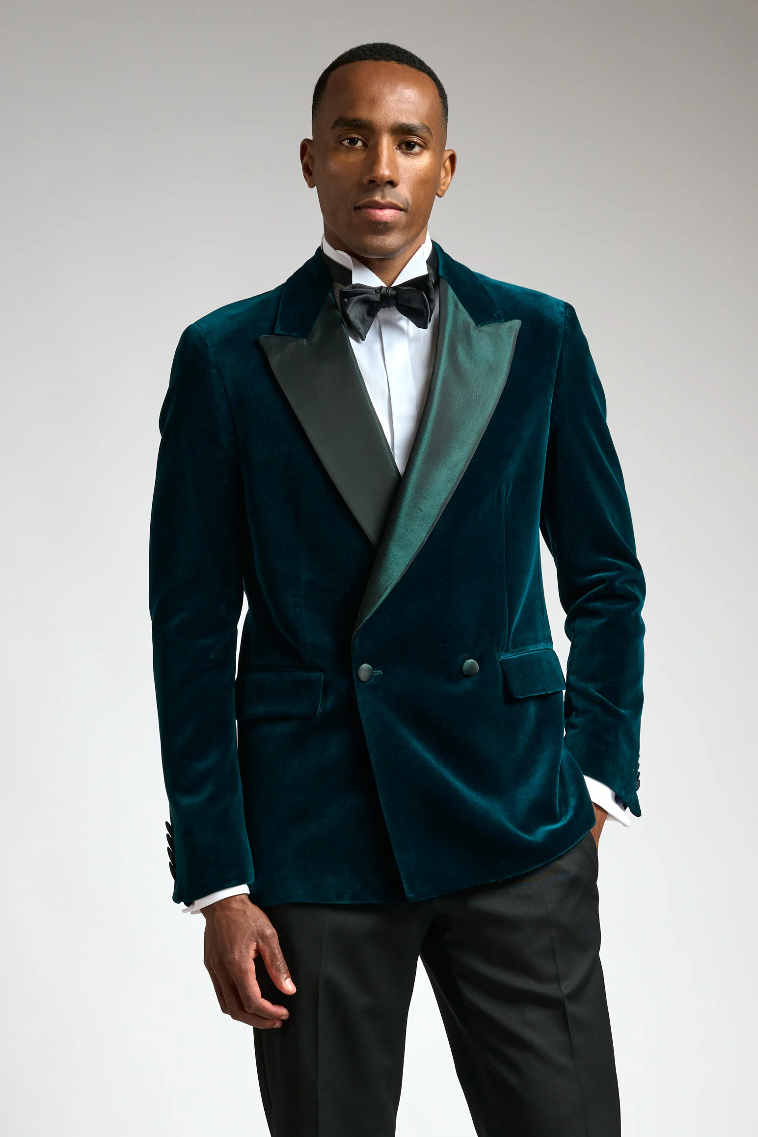 Green Soho Tuxedo Velvets