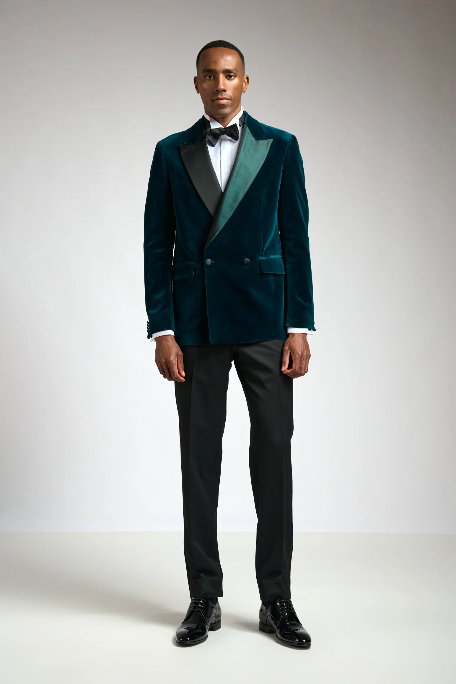 Green Soho Tuxedo Velvets - Image 2