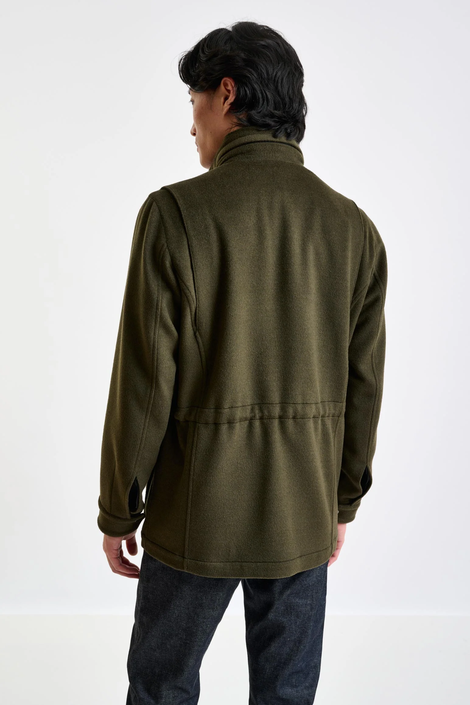 Green Wool Dartmoor Field Jacket Zeus - Image 5