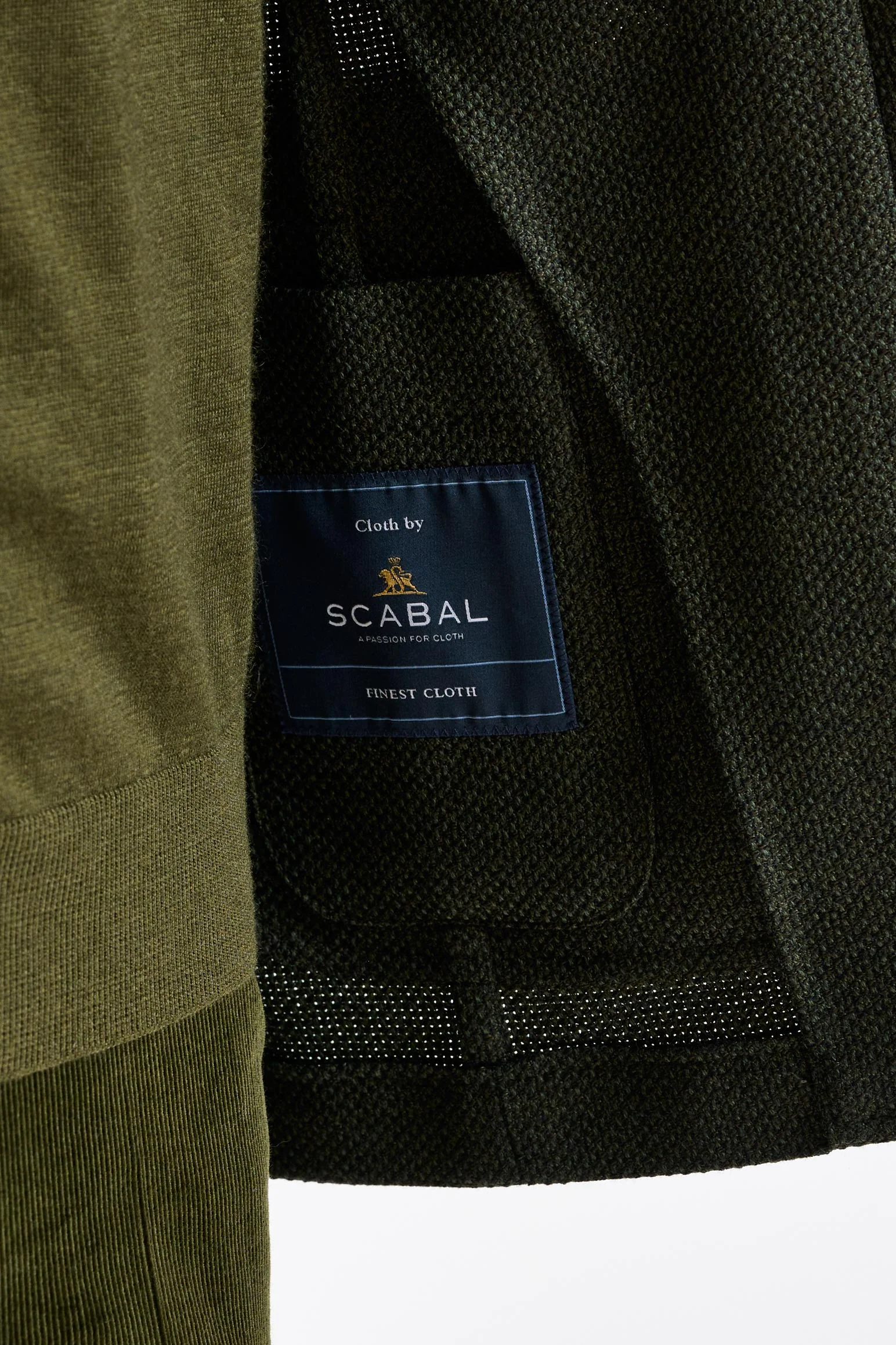 Green Super 100's Wool Kenton Jacket Sonata - Image 4
